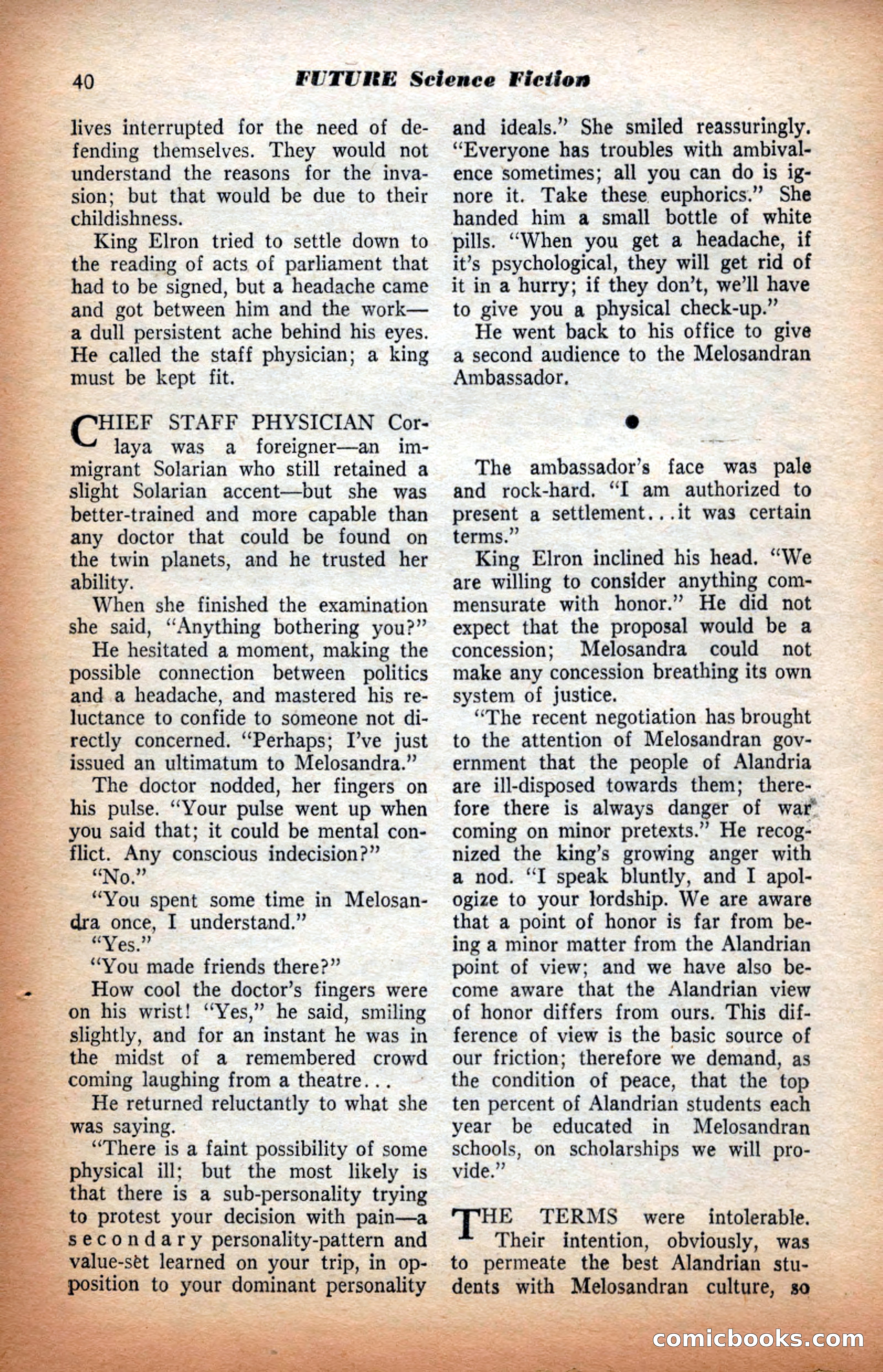Future Science Fiction, September 1953 — page 40 of 100