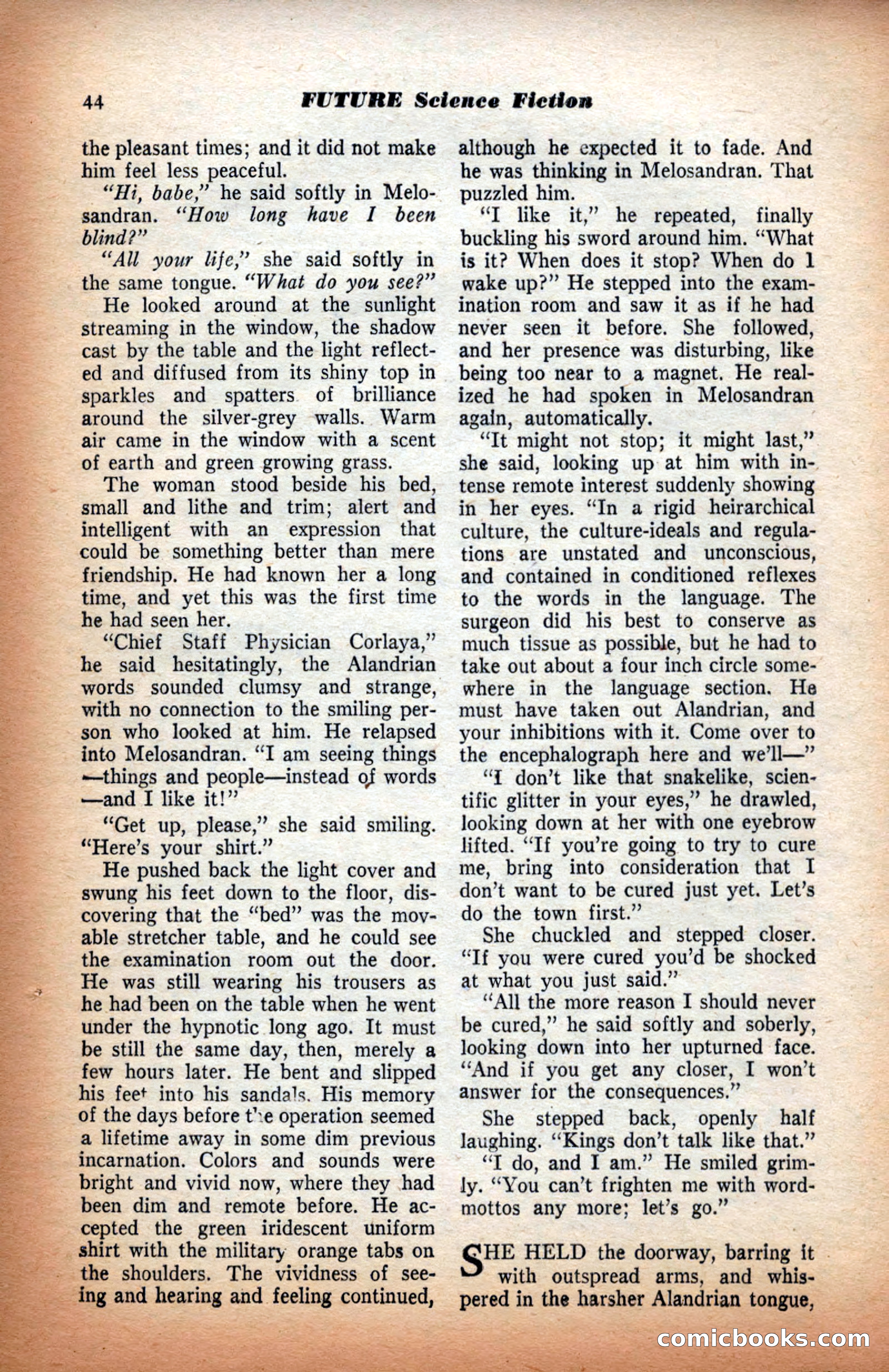 Future Science Fiction, September 1953 — page 44 of 100