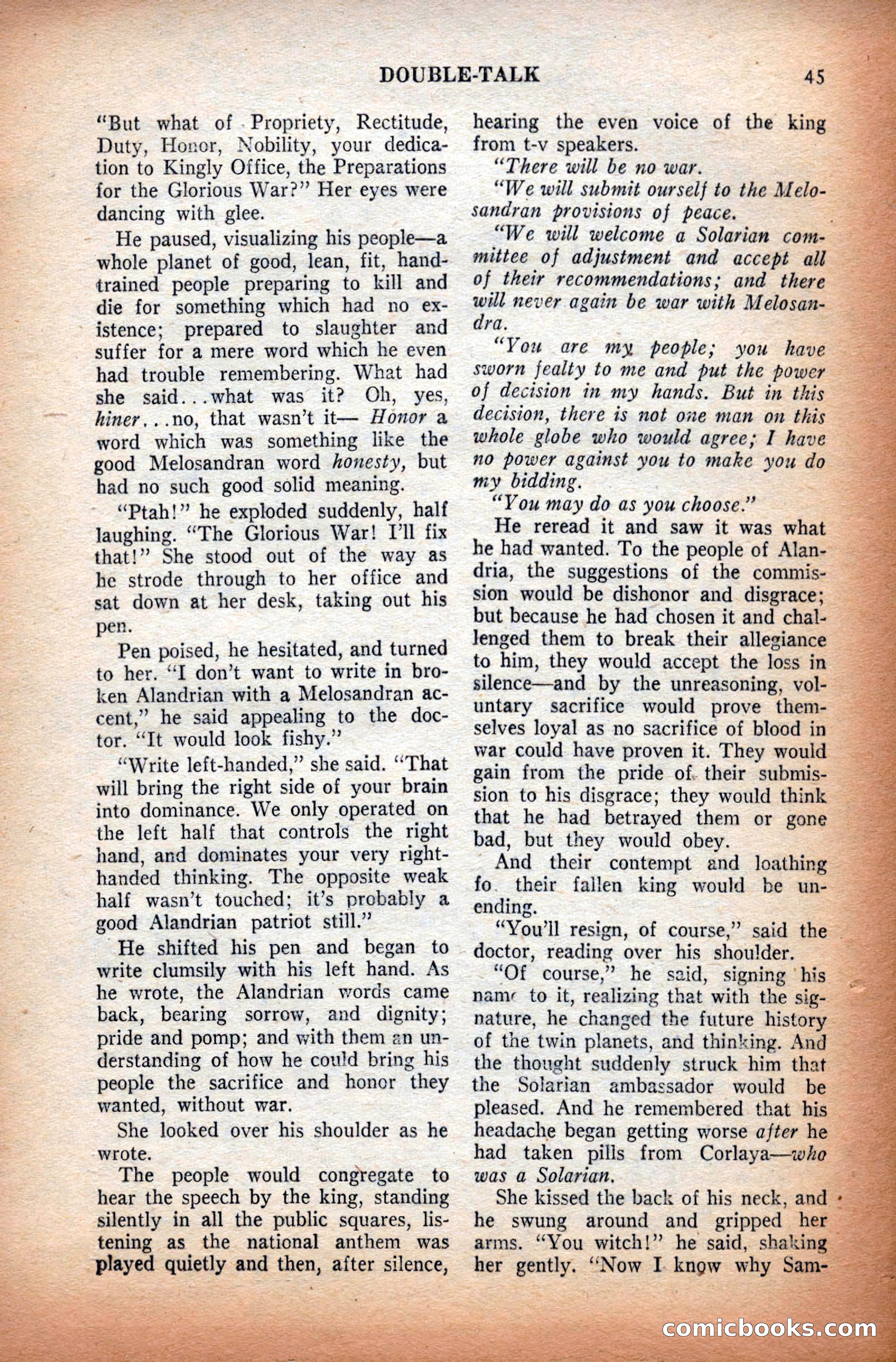Future Science Fiction, September 1953 — page 45 of 100
