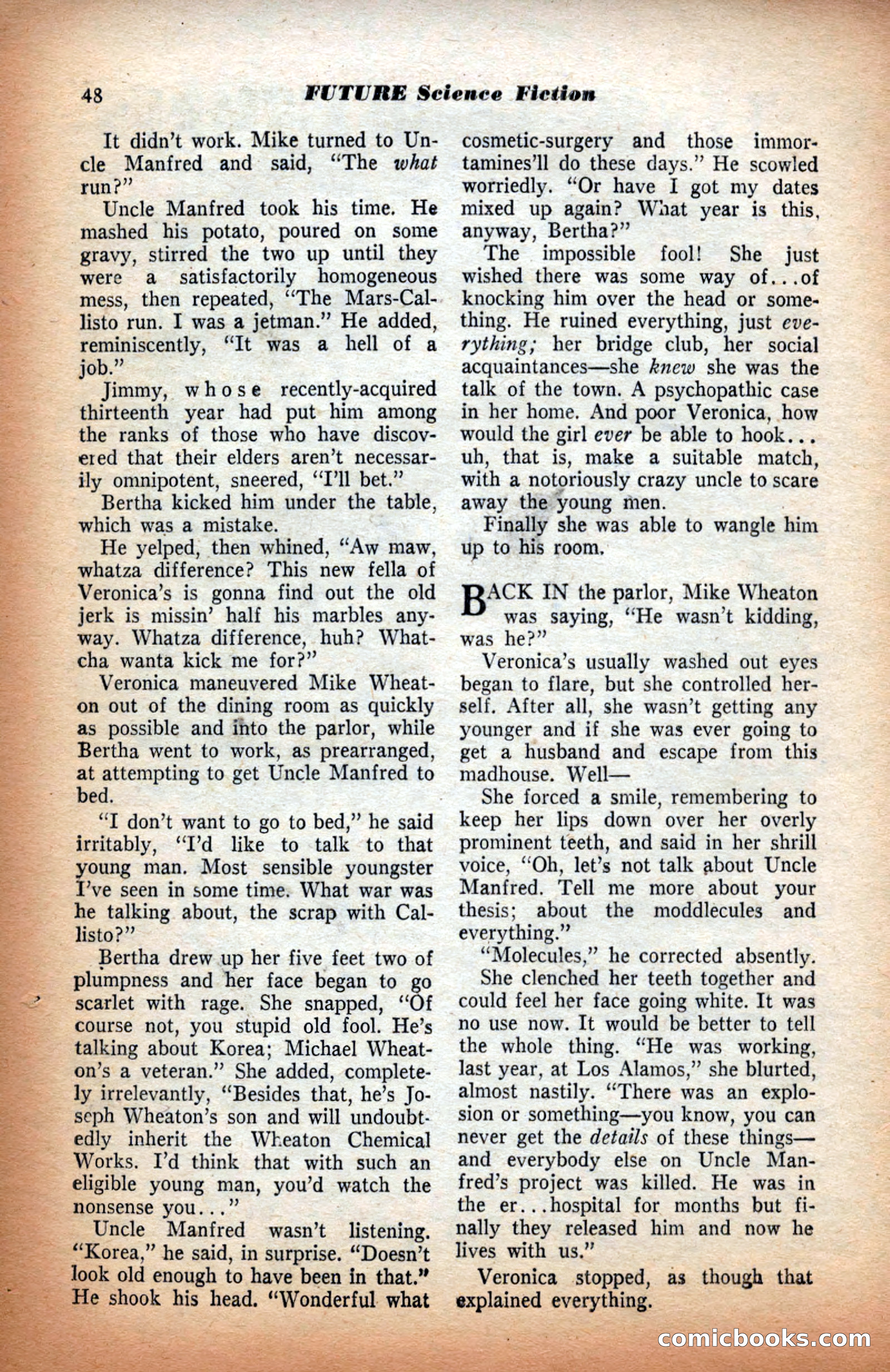 Future Science Fiction, September 1953 — page 48 of 100