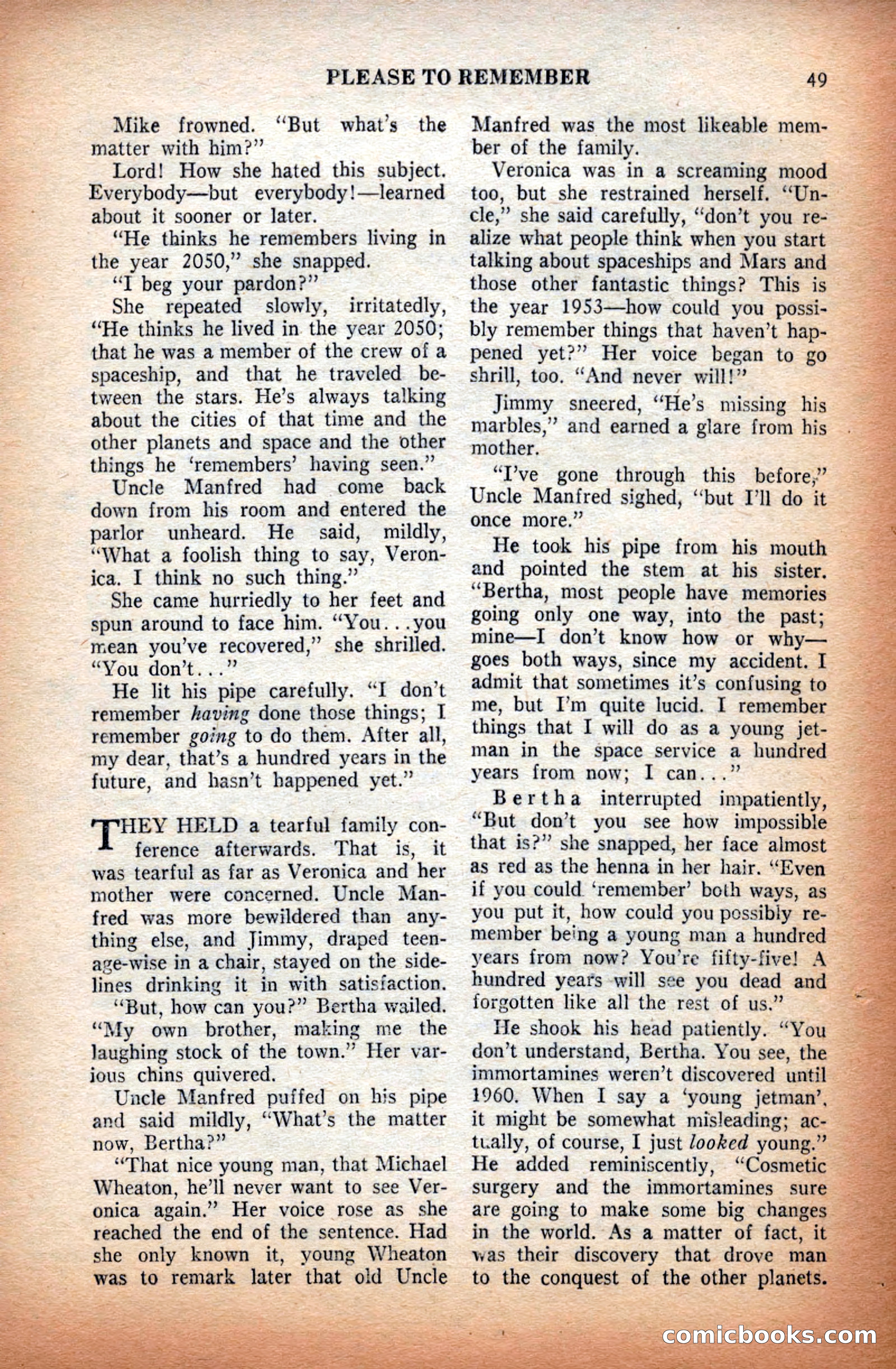 Future Science Fiction, September 1953 — page 49 of 100