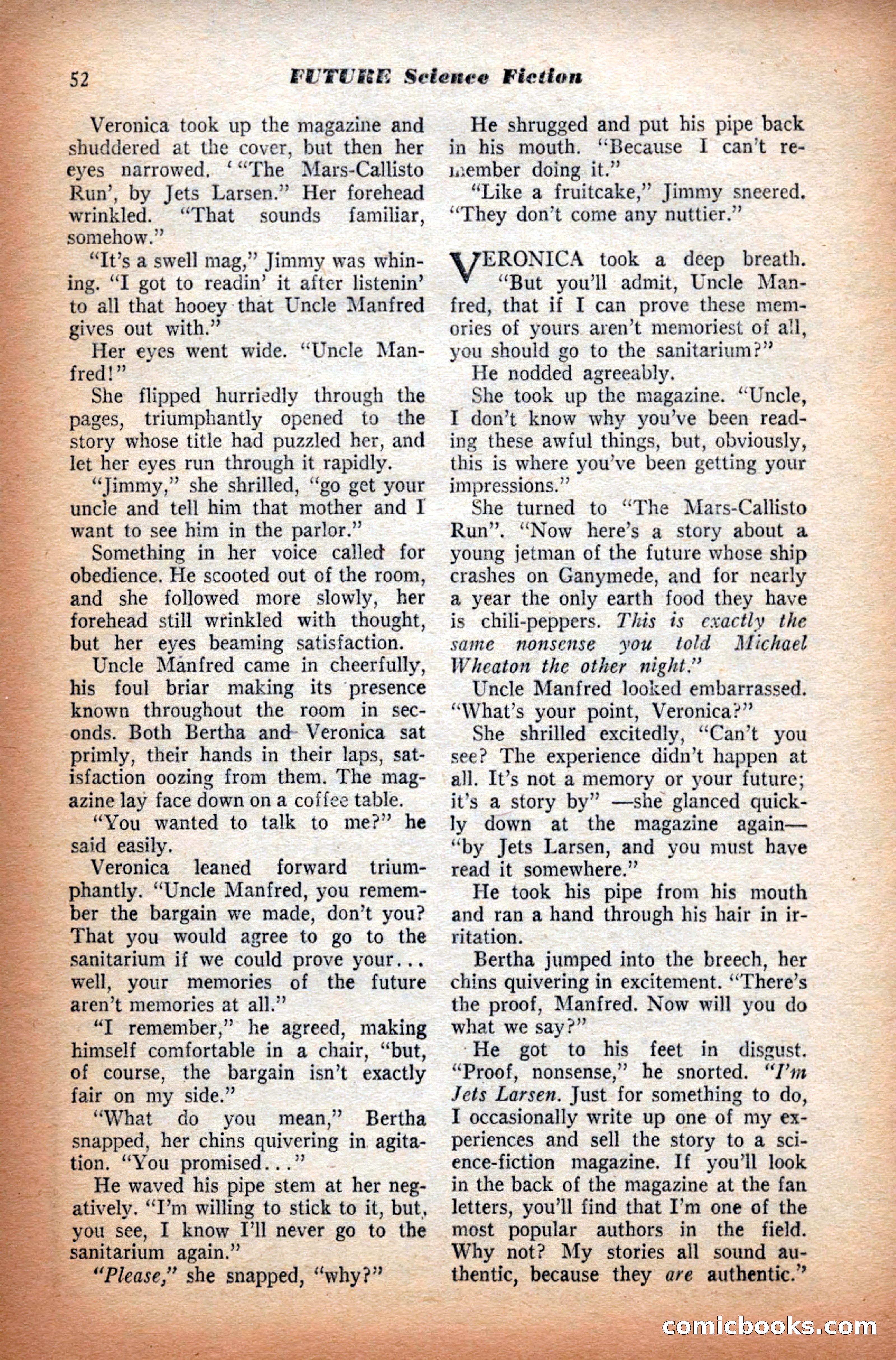 Future Science Fiction, September 1953 — page 52 of 100