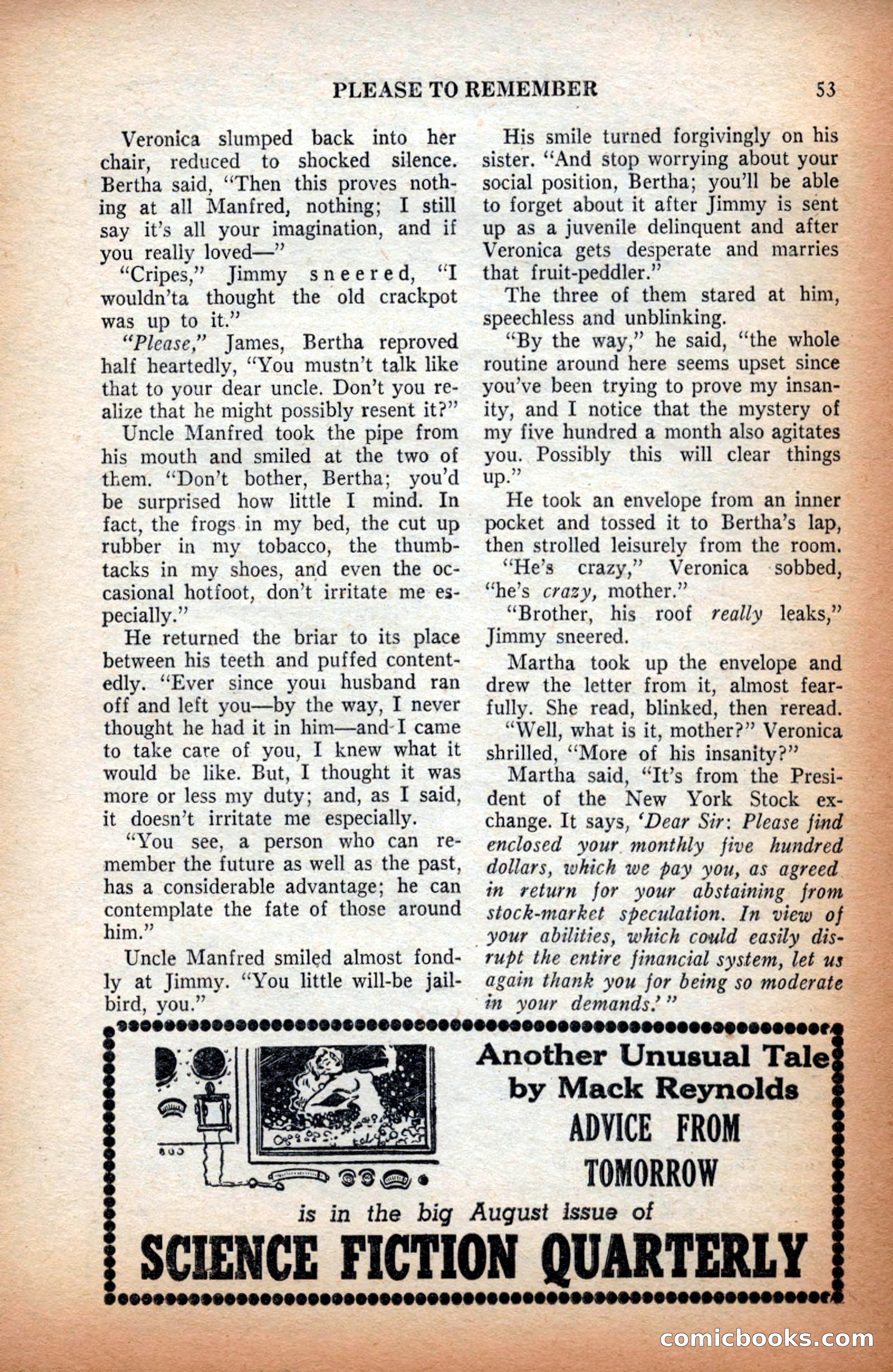 Future Science Fiction, September 1953 — page 53 of 100
