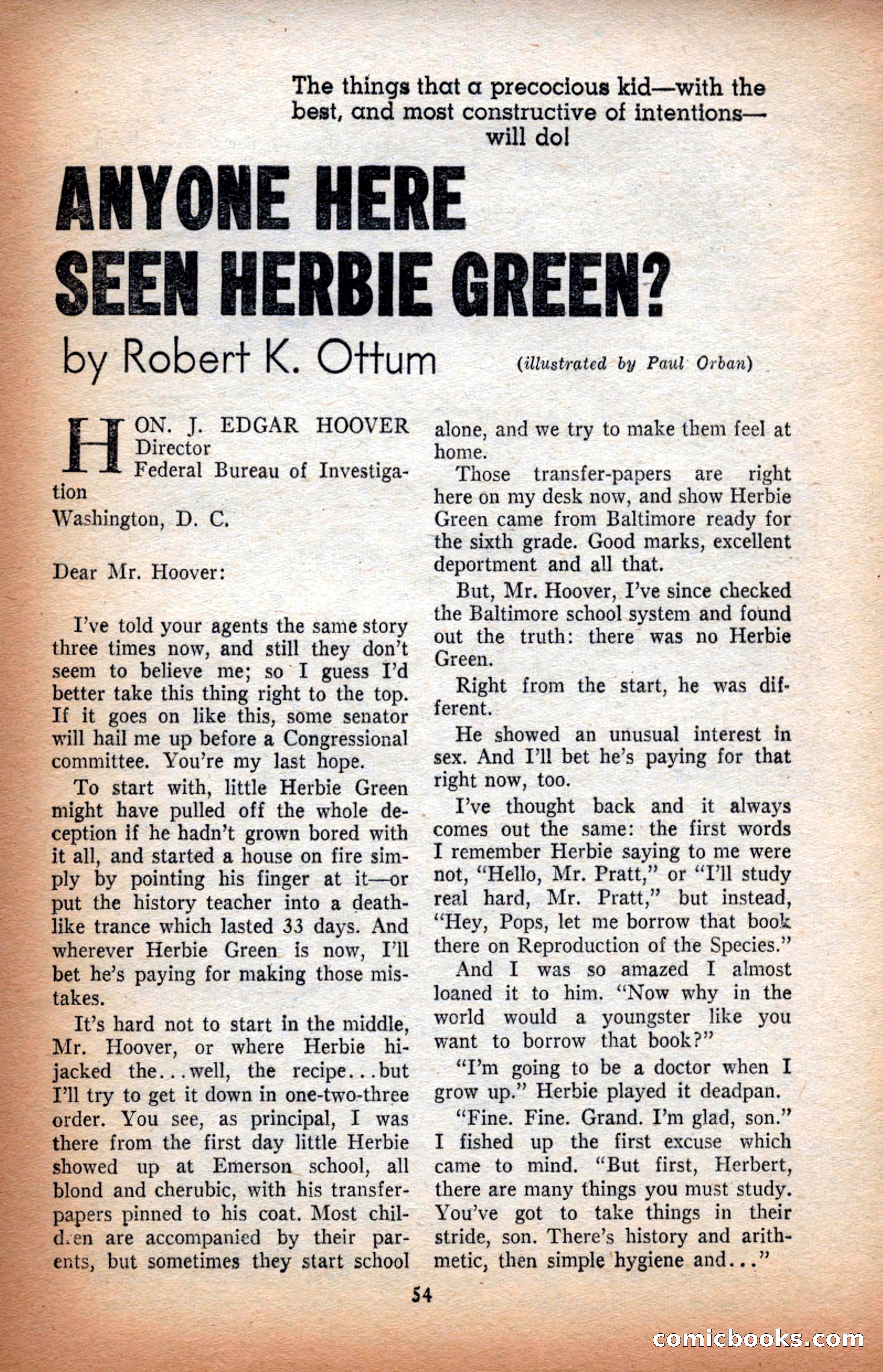 Future Science Fiction, September 1953 — page 54 of 100