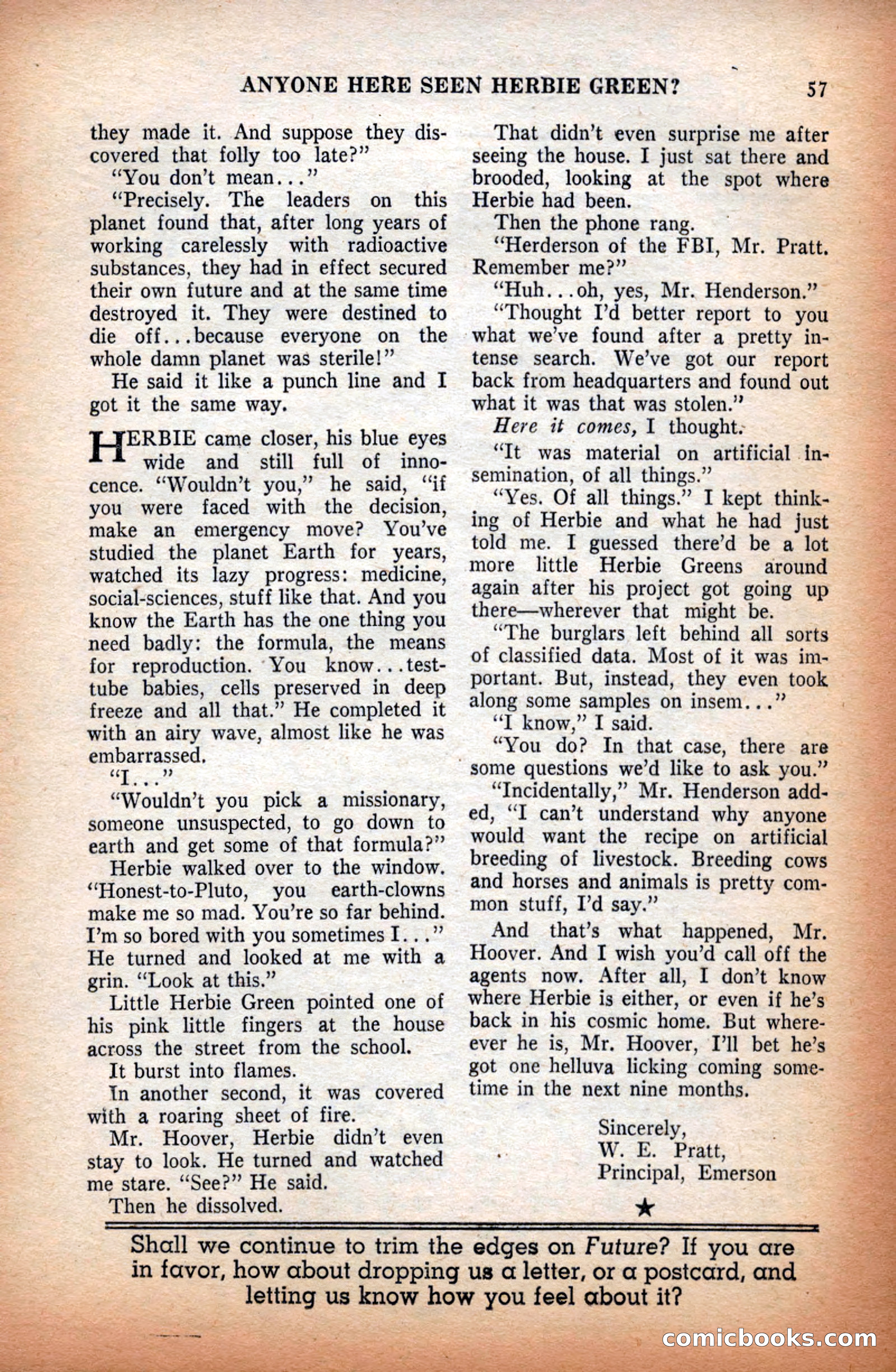 Future Science Fiction, September 1953 — page 57 of 100