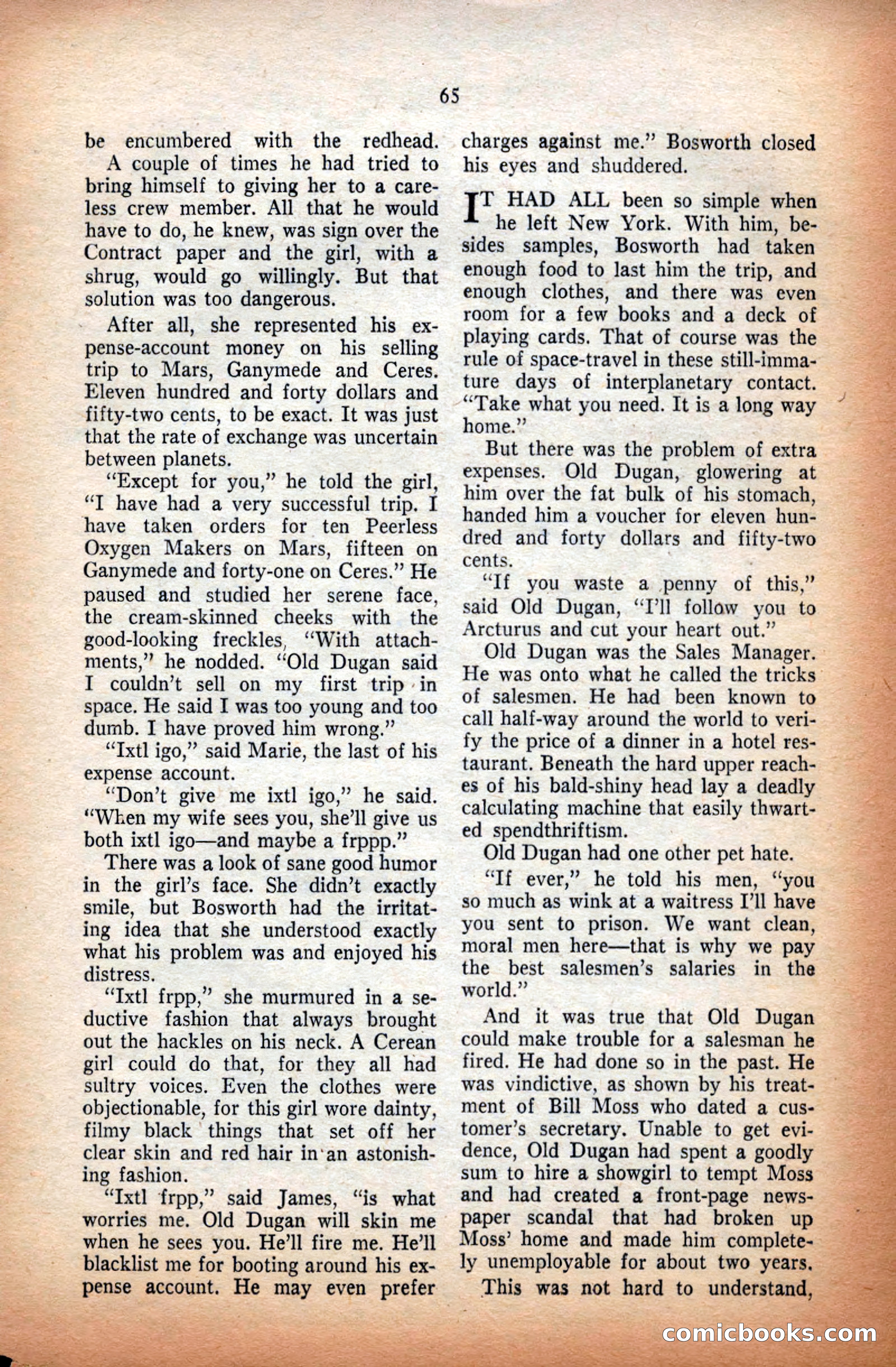 Future Science Fiction, September 1953 — page 65 of 100