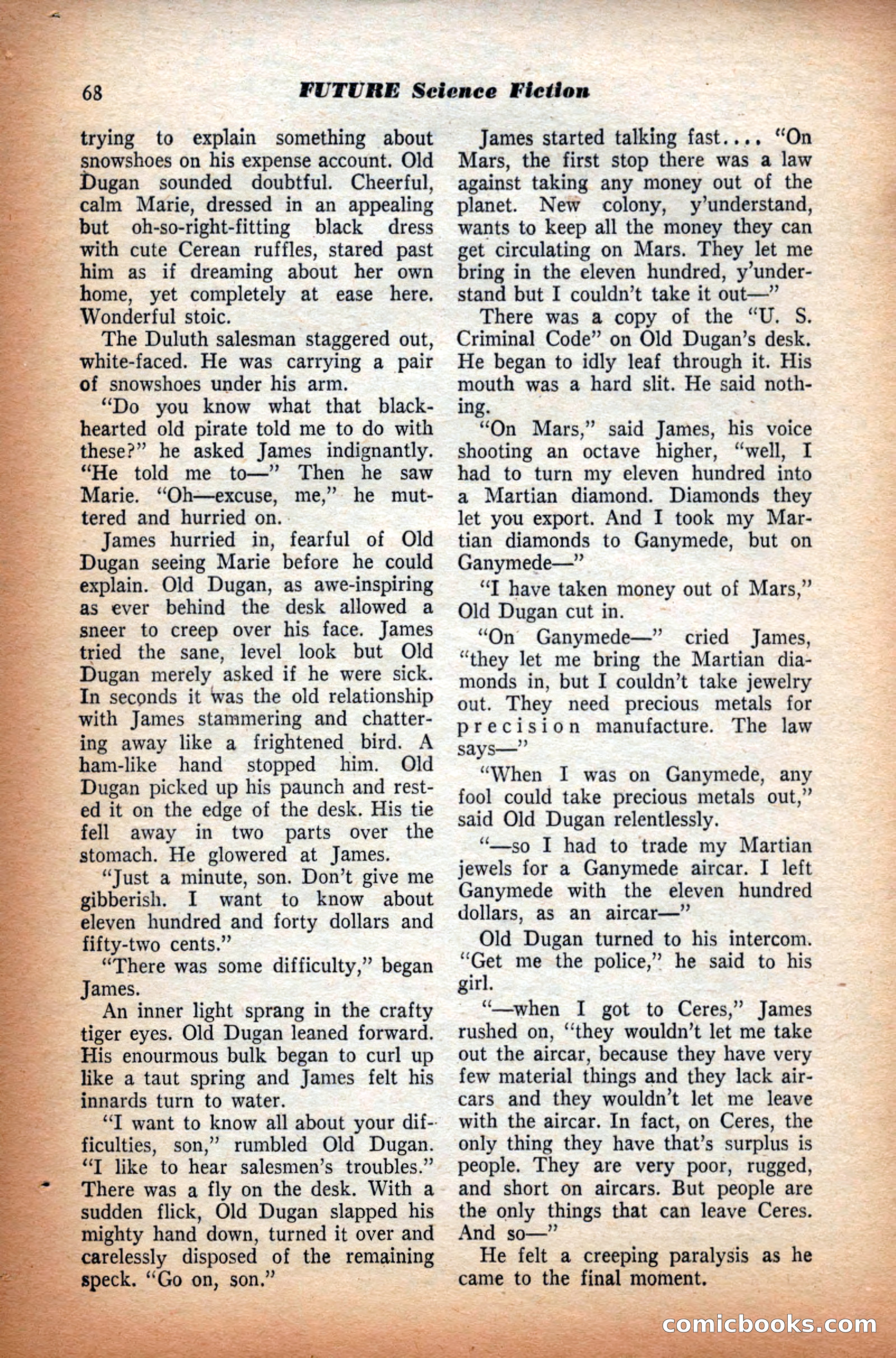 Future Science Fiction, September 1953 — page 68 of 100