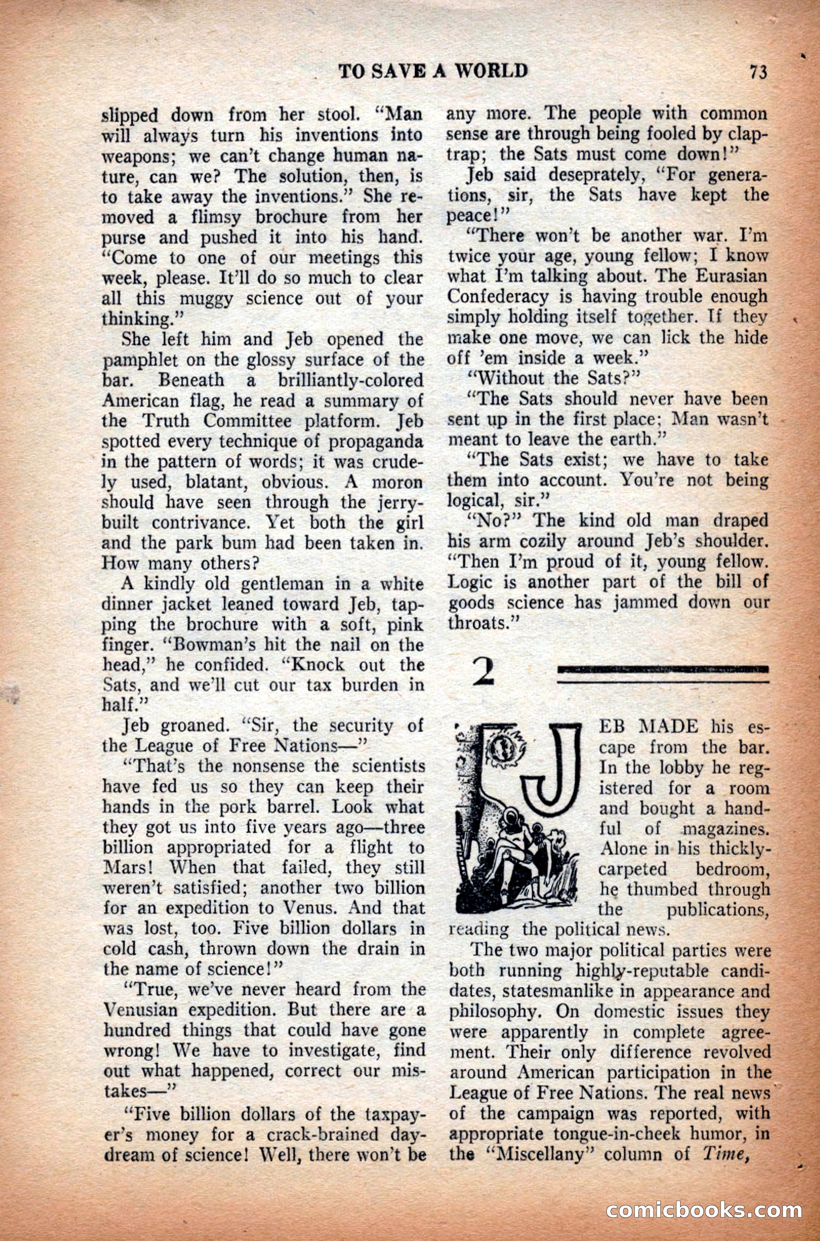 Future Science Fiction, September 1953 — page 73 of 100