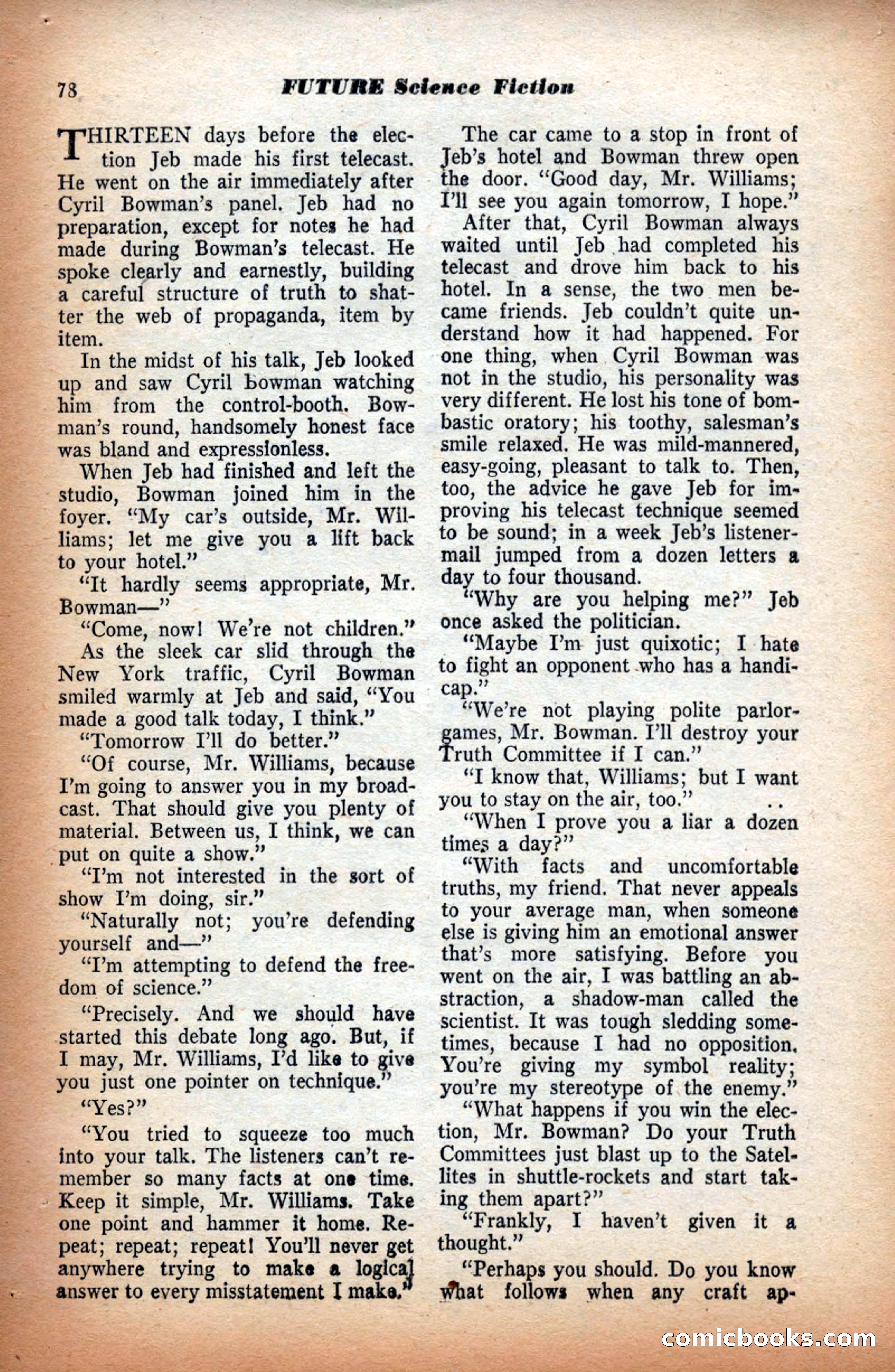 Future Science Fiction, September 1953 — page 78 of 100