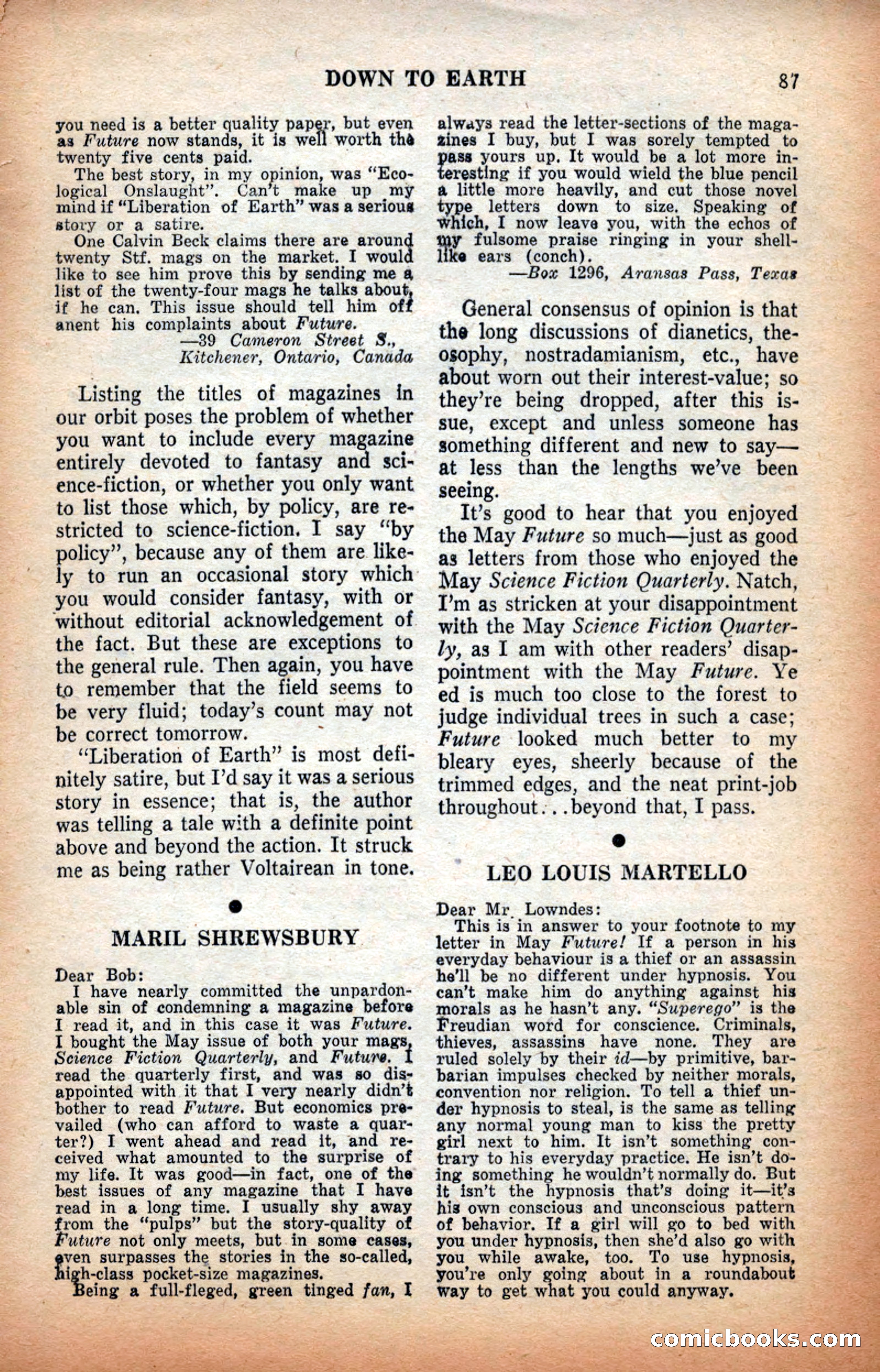 Future Science Fiction, September 1953 — page 87 of 100