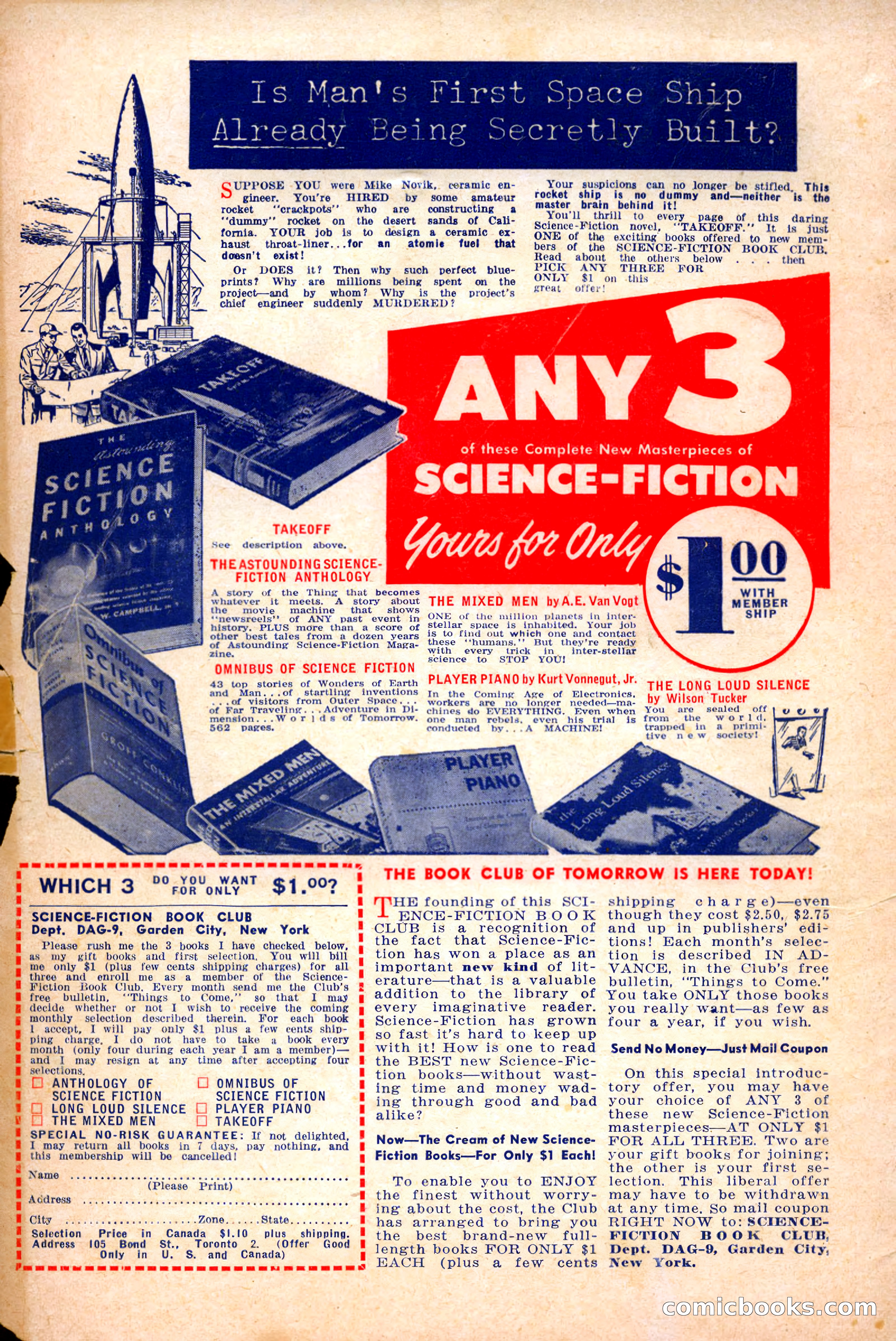 Future Science Fiction, September 1953 — page 100 of 100