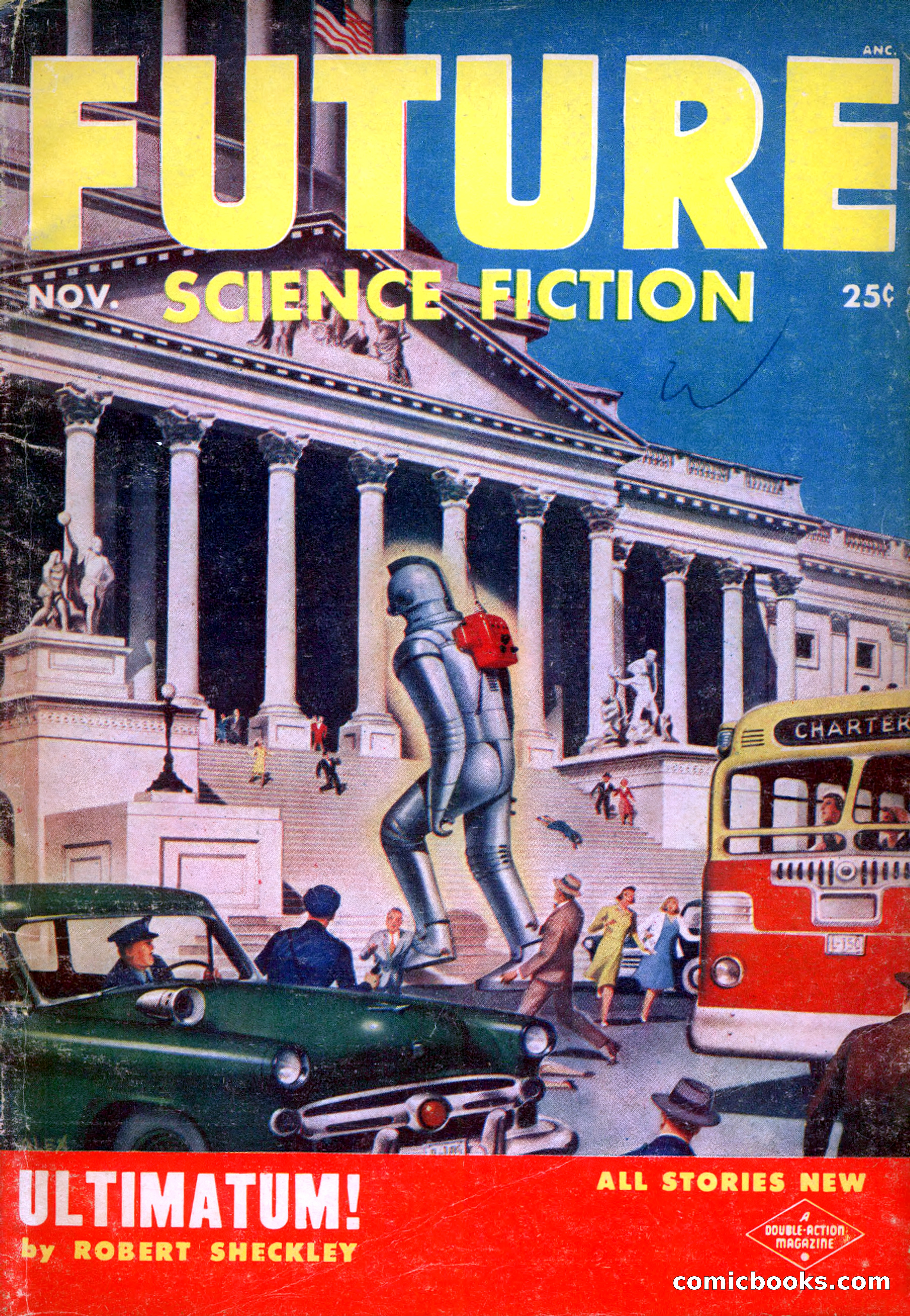 Future Science Fiction, November 1953 — page 1 of 100
