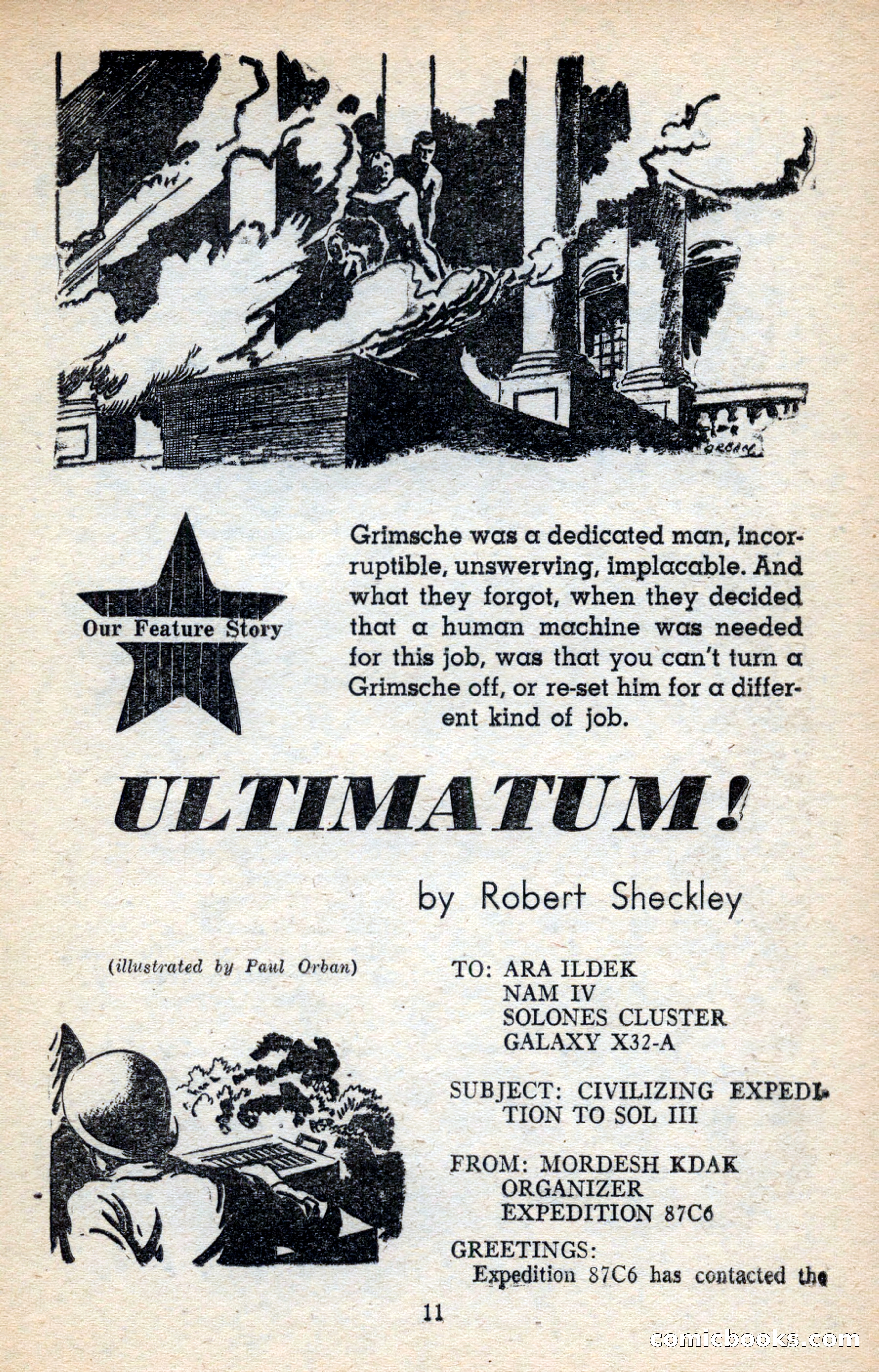 Future Science Fiction, November 1953 — page 11 of 100
