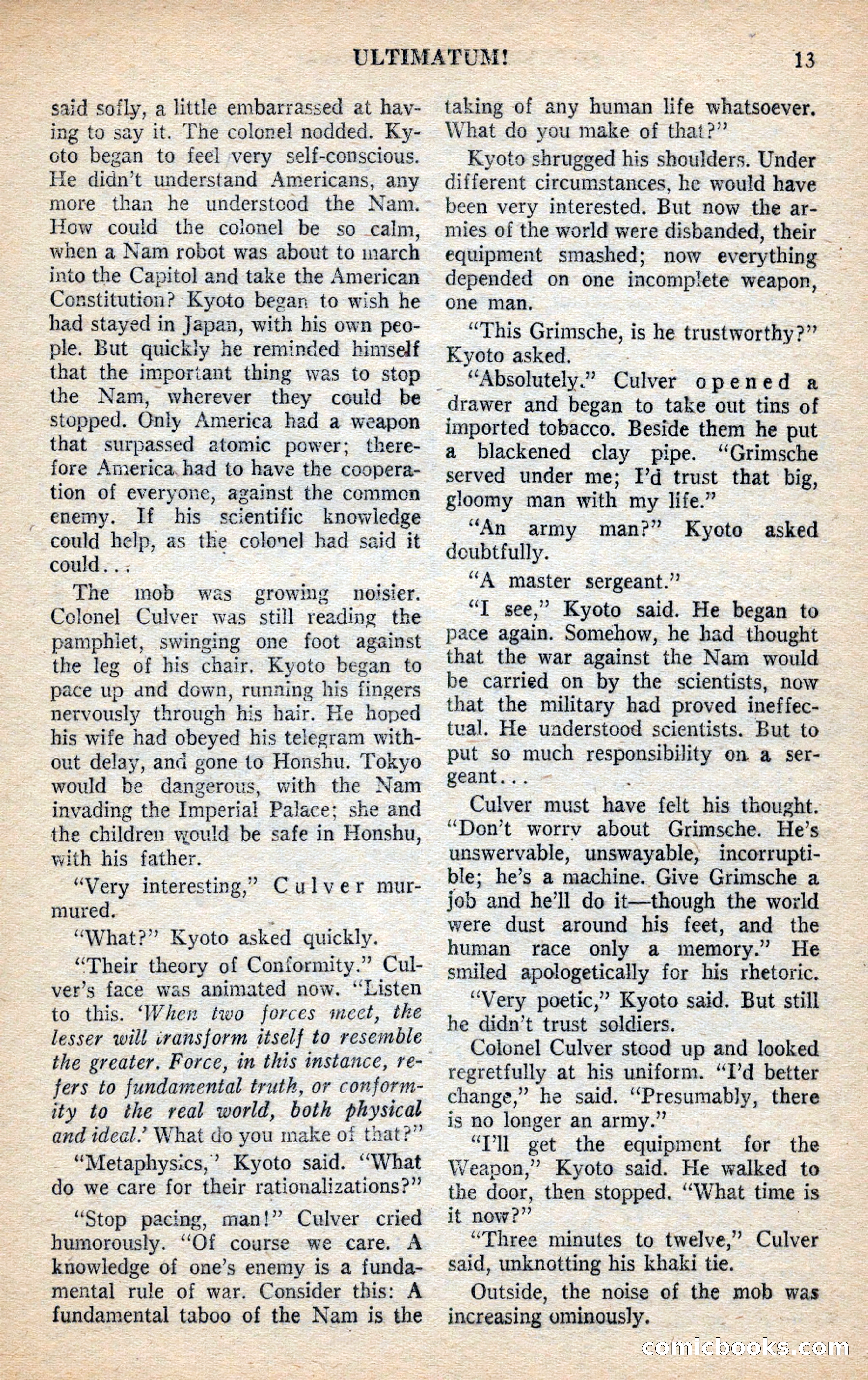 Future Science Fiction, November 1953 — page 13 of 100