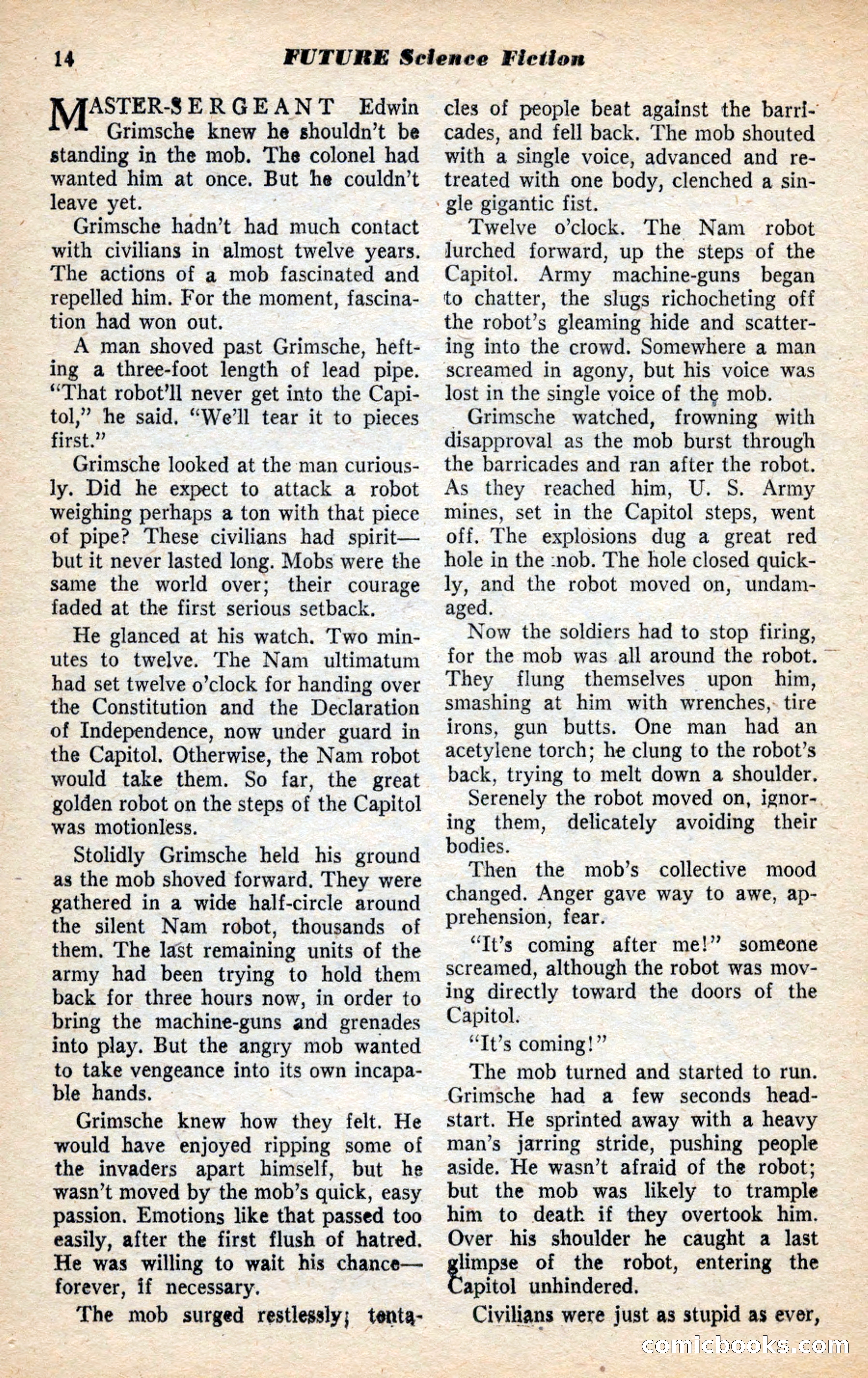 Future Science Fiction, November 1953 — page 14 of 100