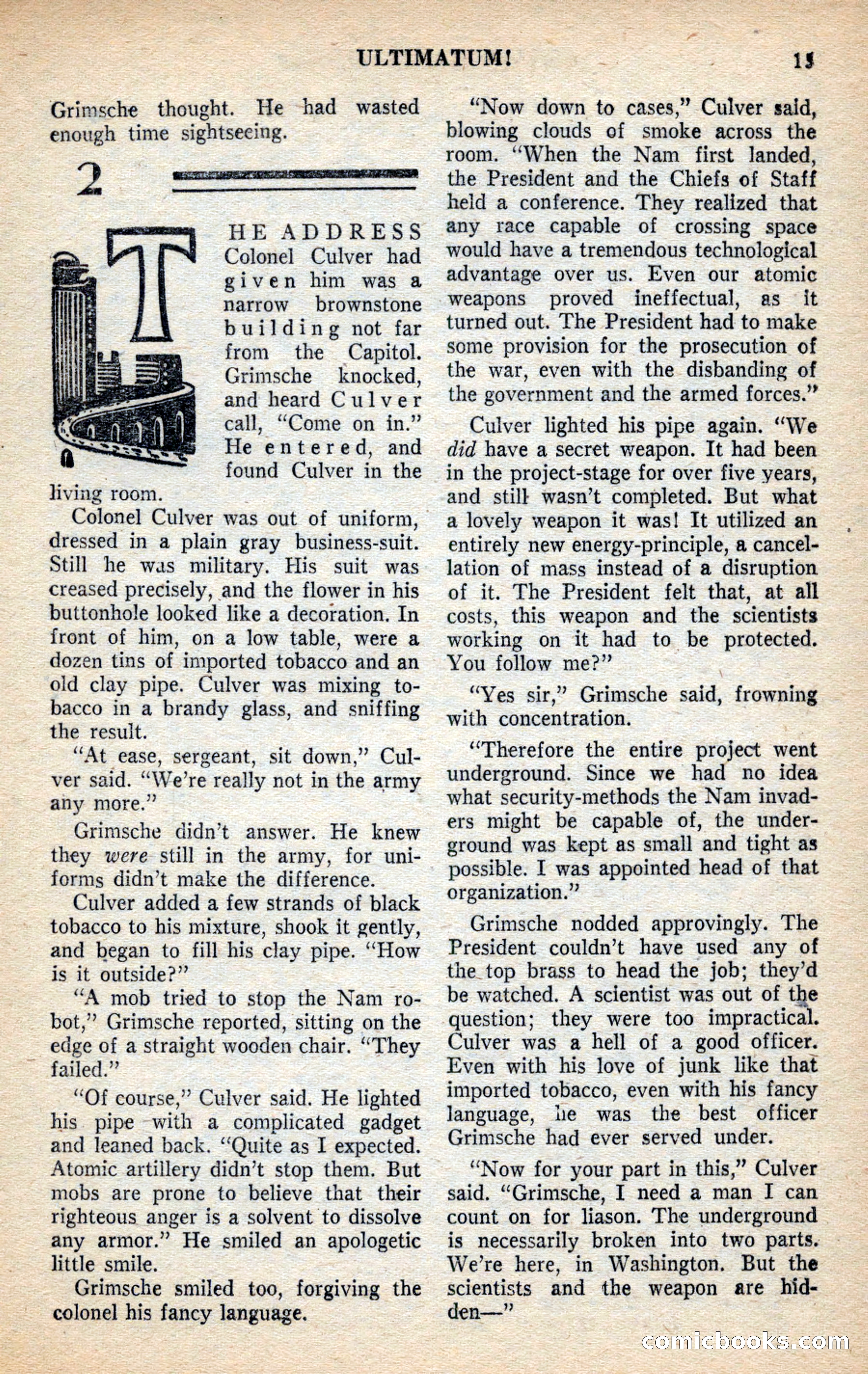 Future Science Fiction, November 1953 — page 15 of 100