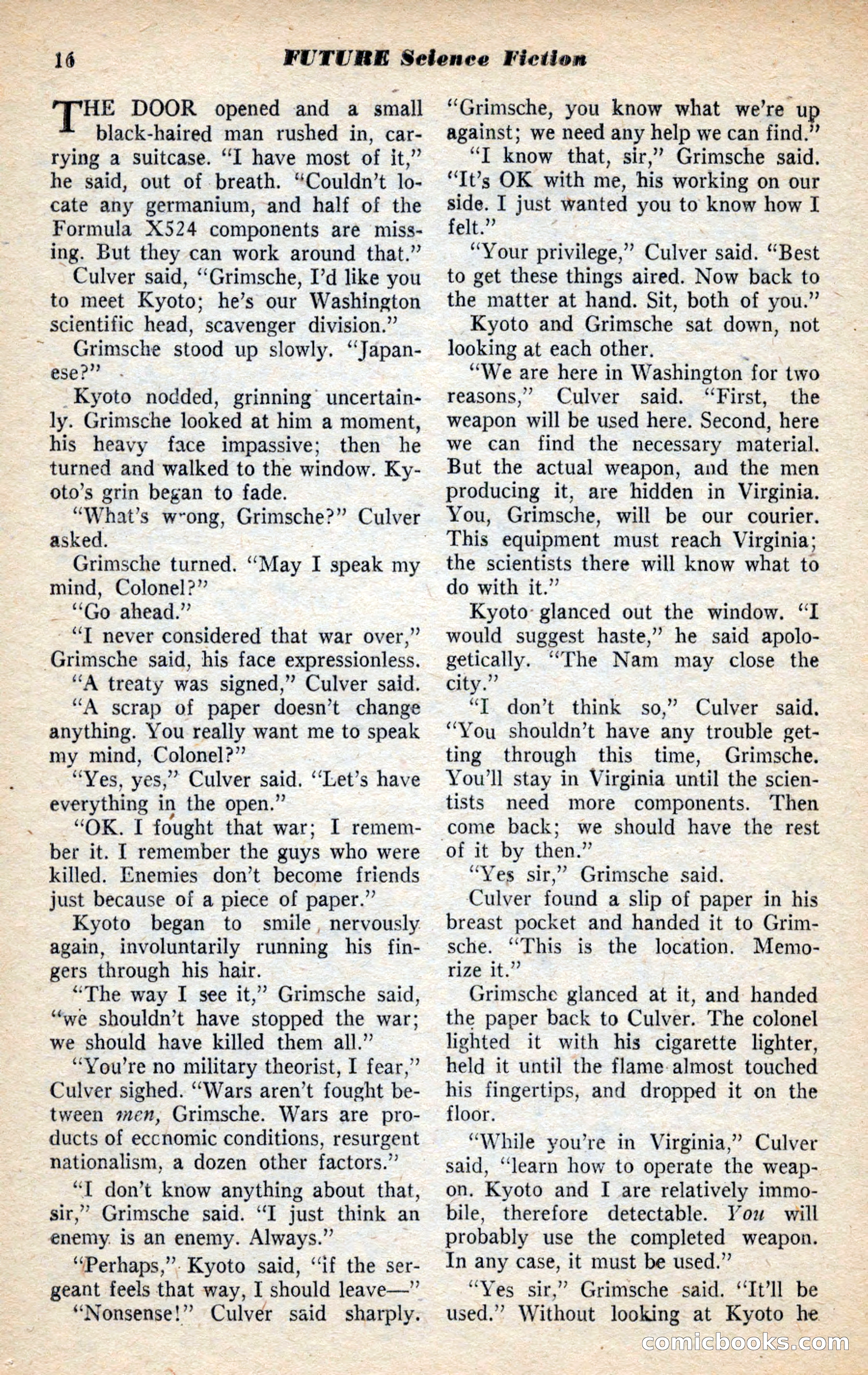 Future Science Fiction, November 1953 — page 16 of 100