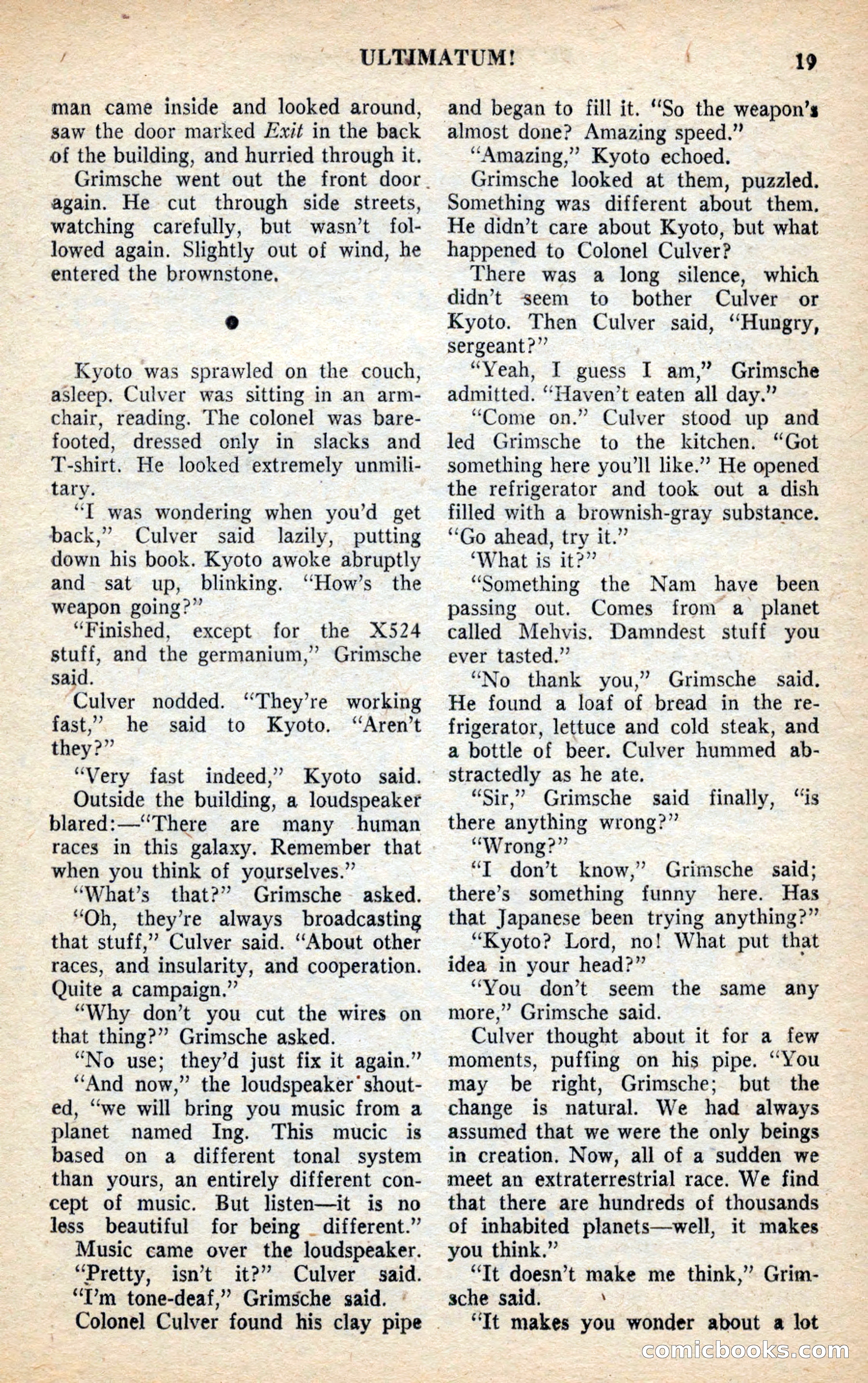 Future Science Fiction, November 1953 — page 19 of 100