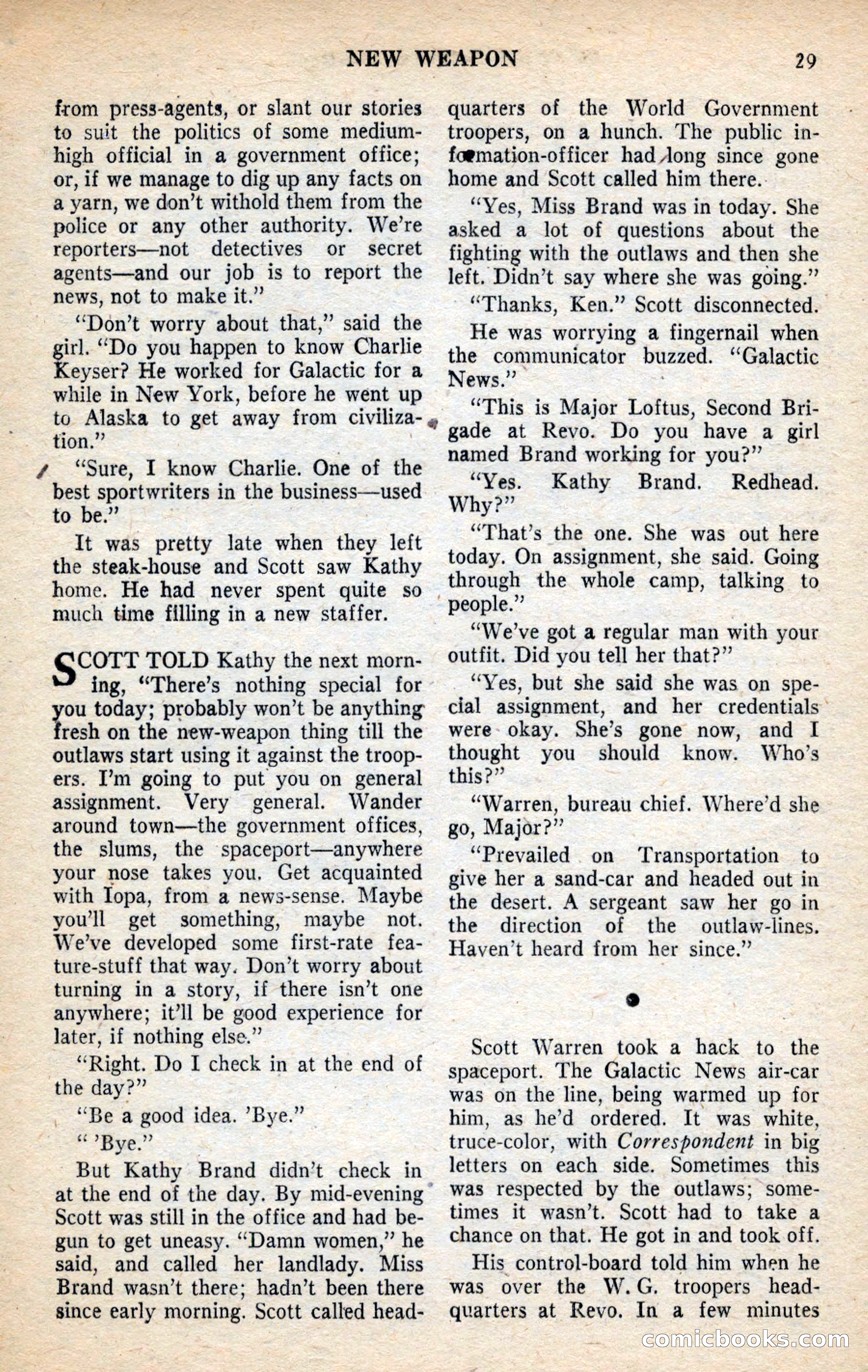 Future Science Fiction, November 1953 — page 29 of 100