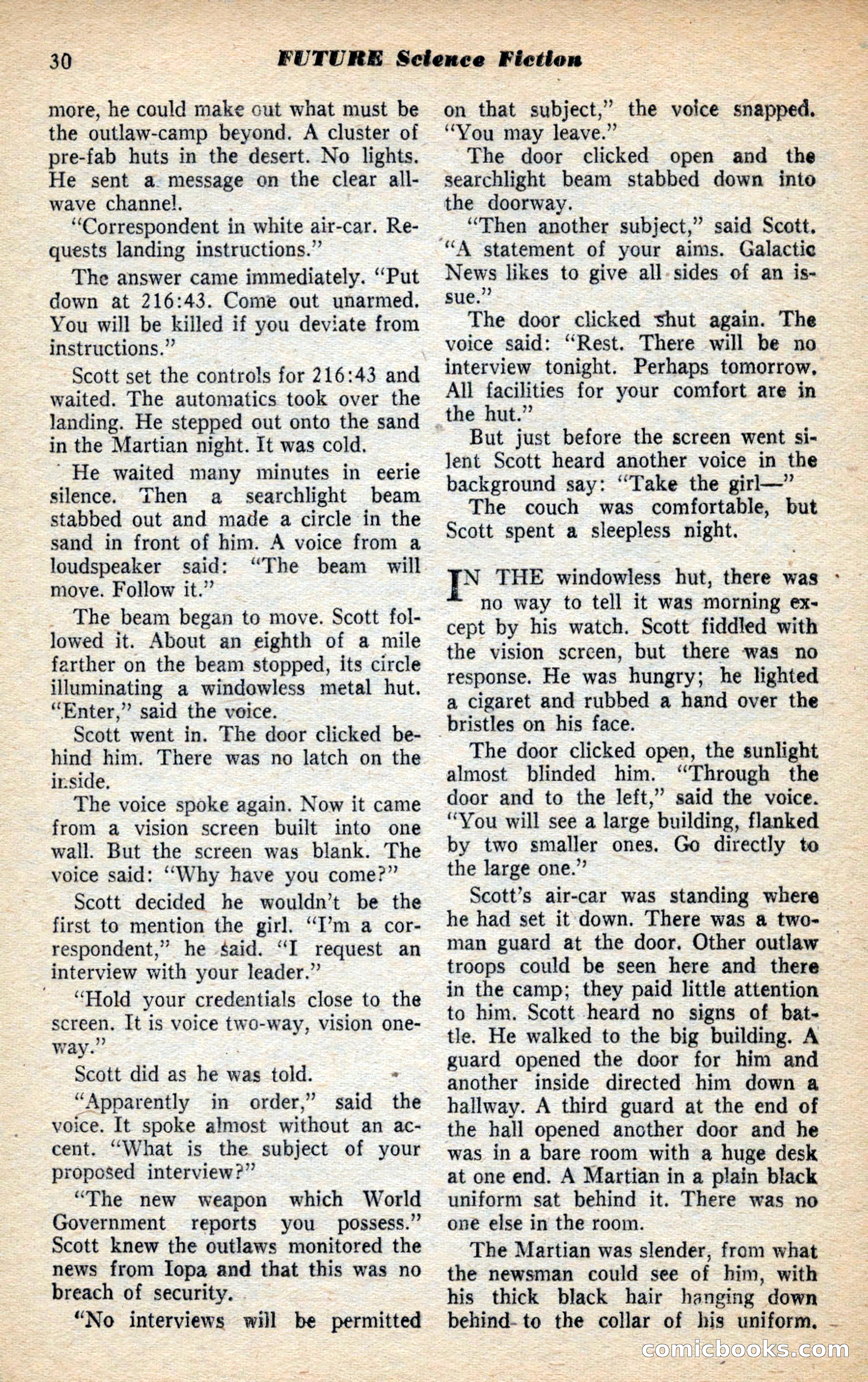 Future Science Fiction, November 1953 — page 30 of 100