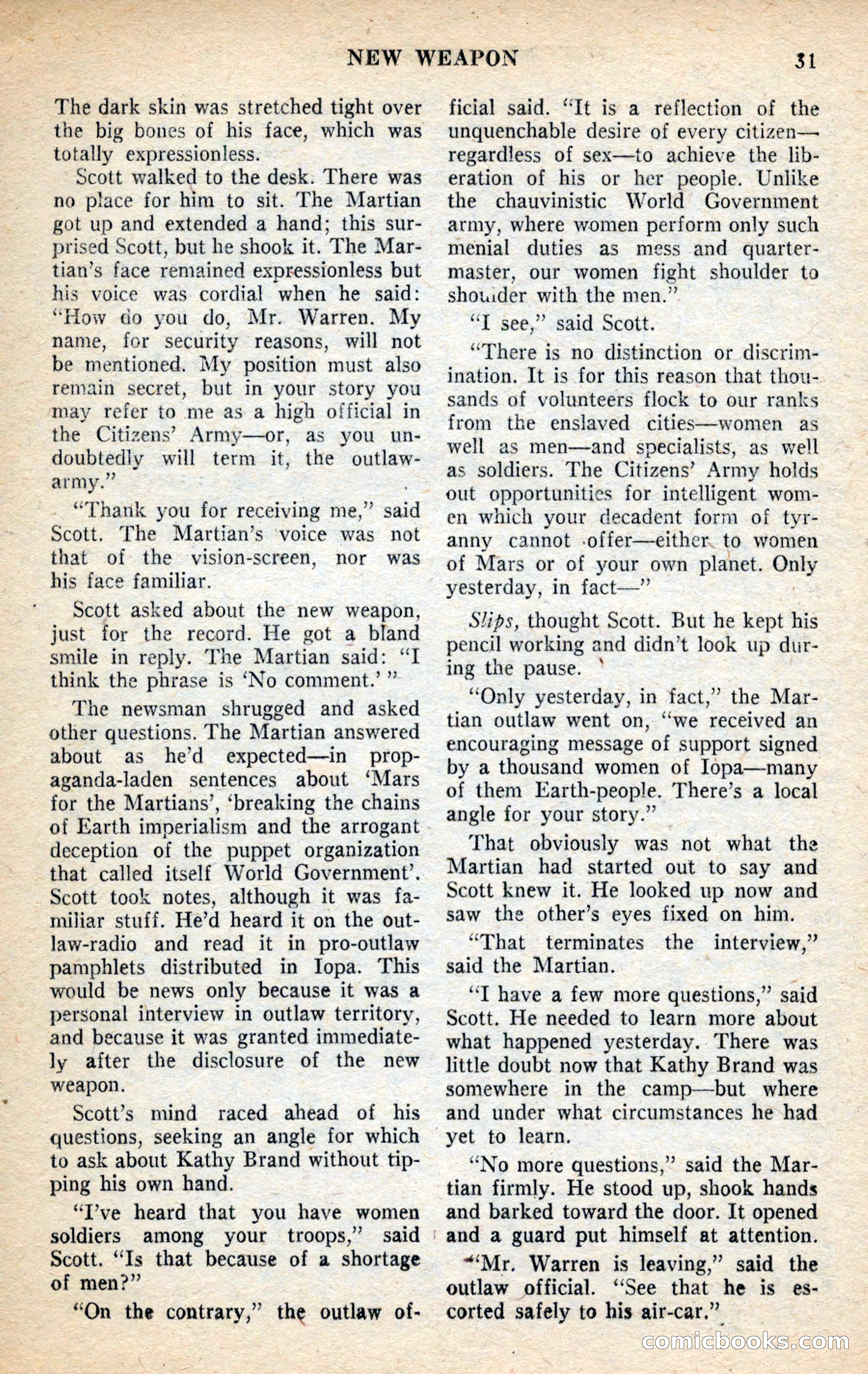 Future Science Fiction, November 1953 — page 31 of 100