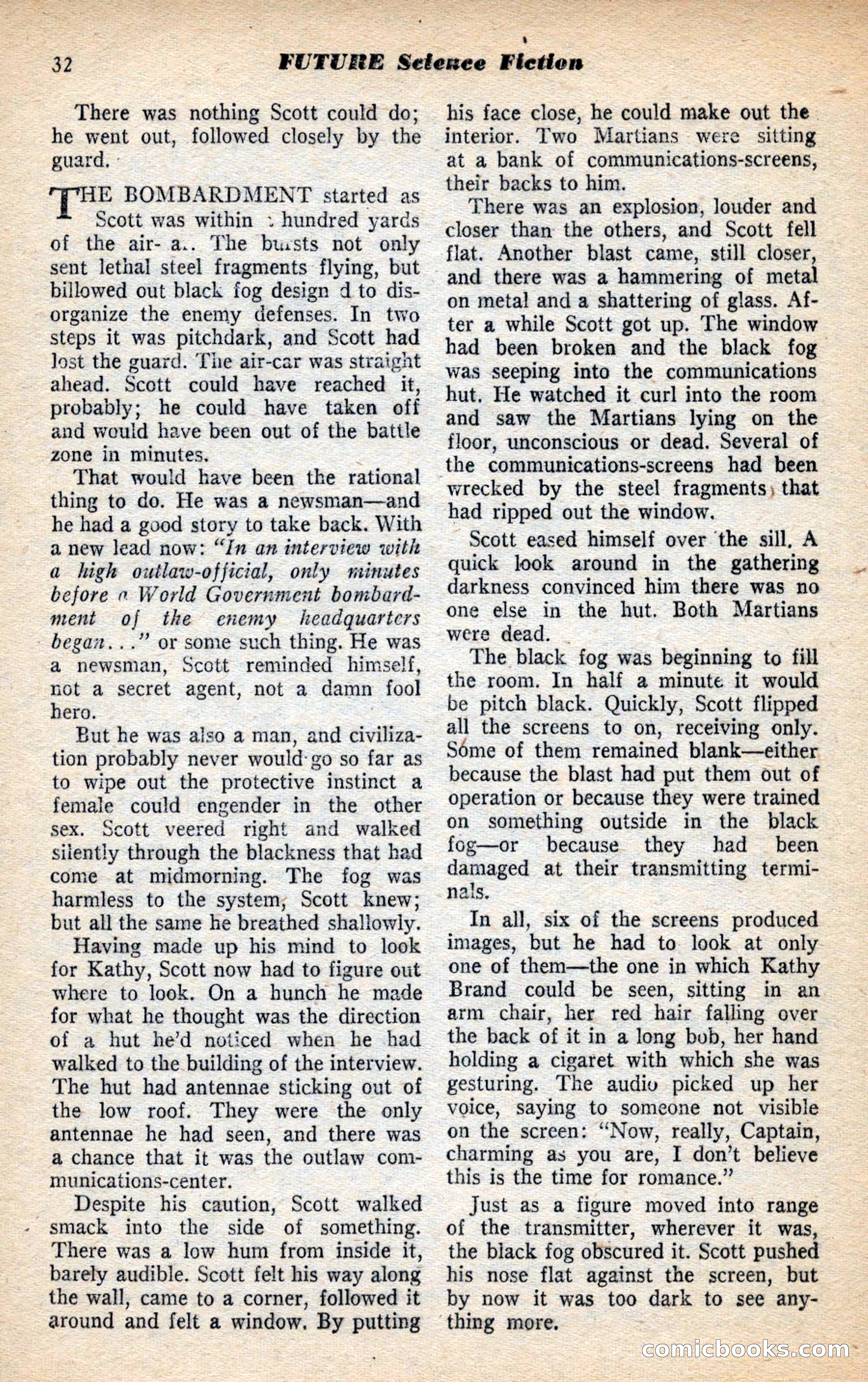 Future Science Fiction, November 1953 — page 32 of 100