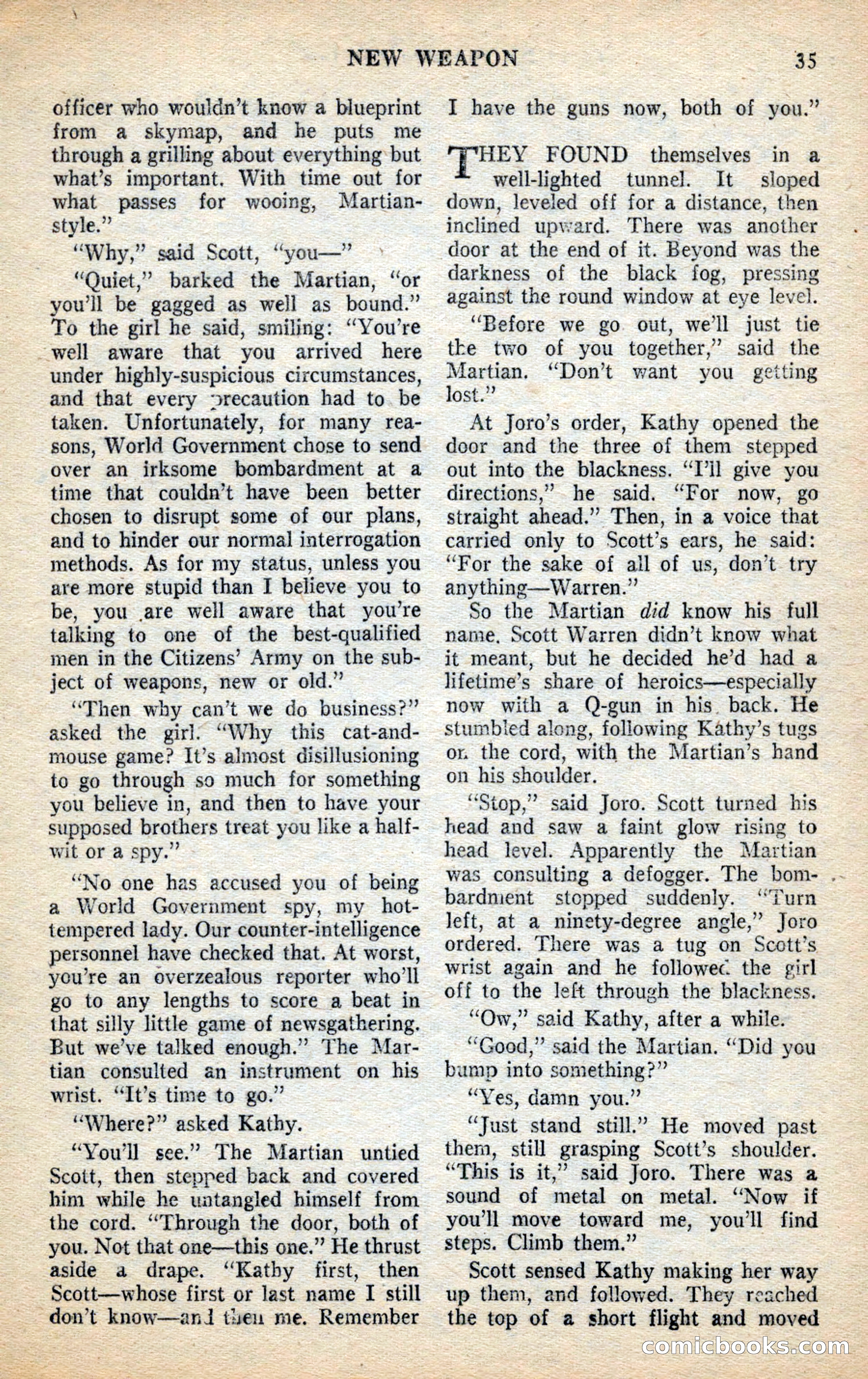 Future Science Fiction, November 1953 — page 35 of 100