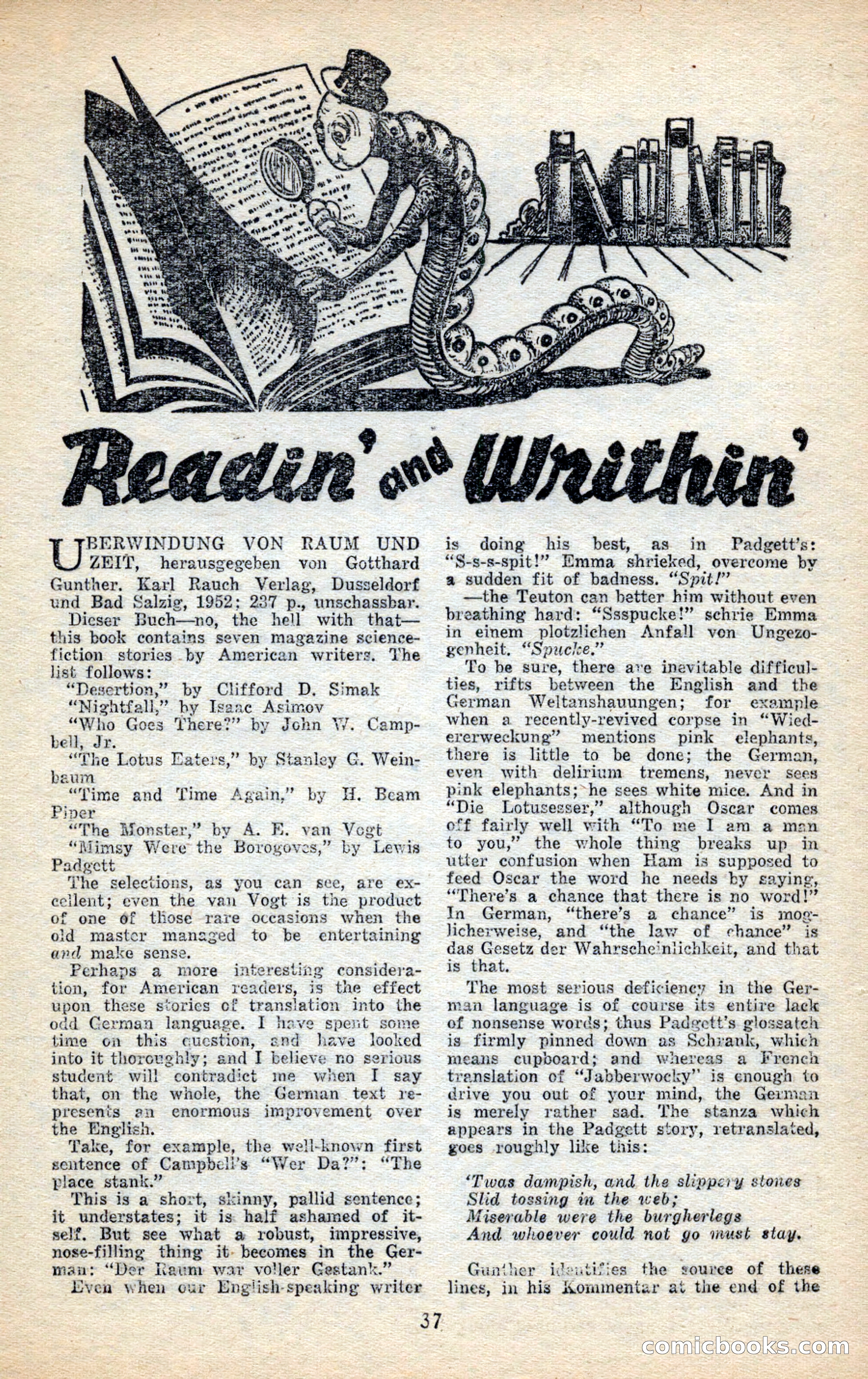 Future Science Fiction, November 1953 — page 37 of 100