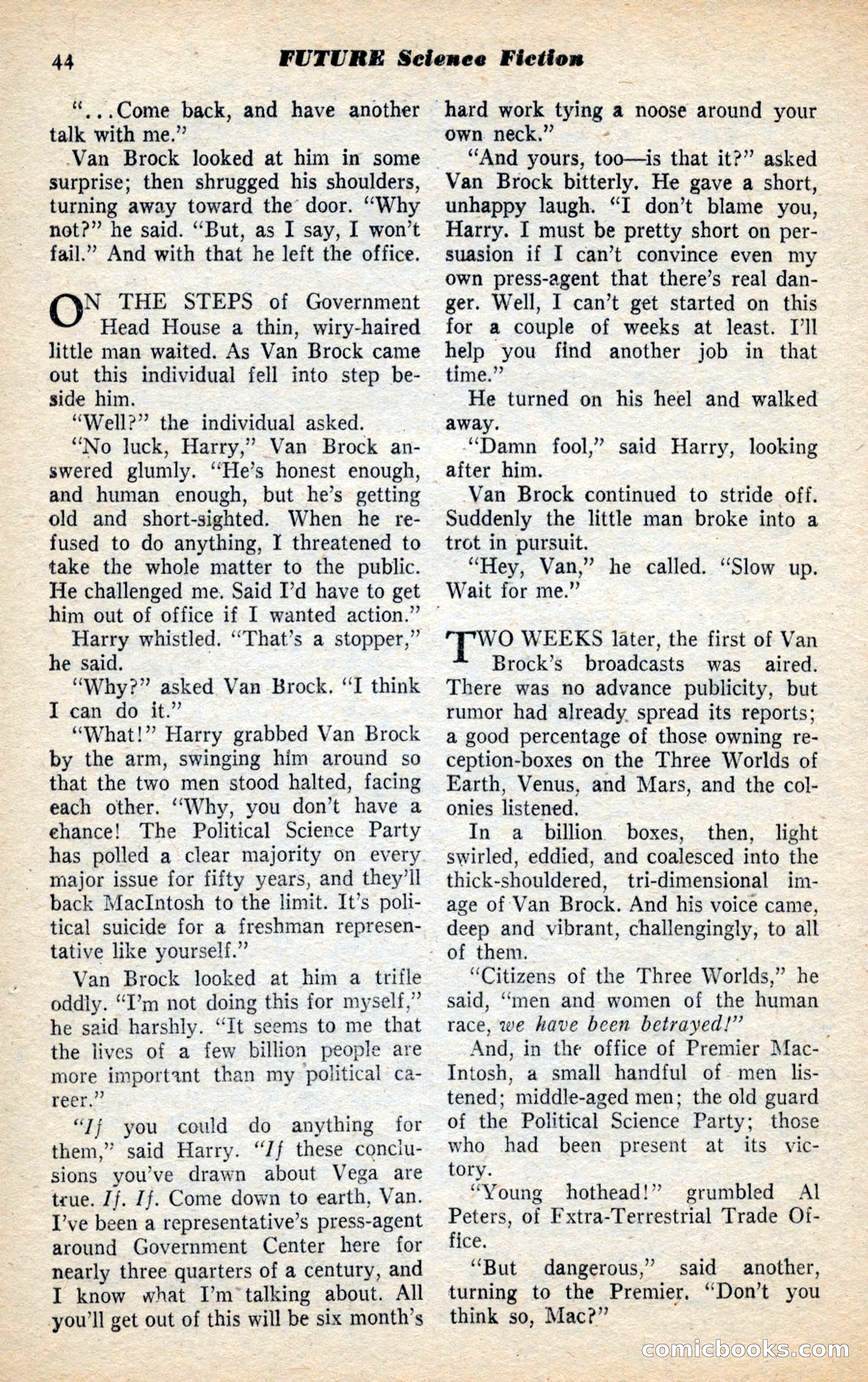 Future Science Fiction, November 1953 — page 44 of 100