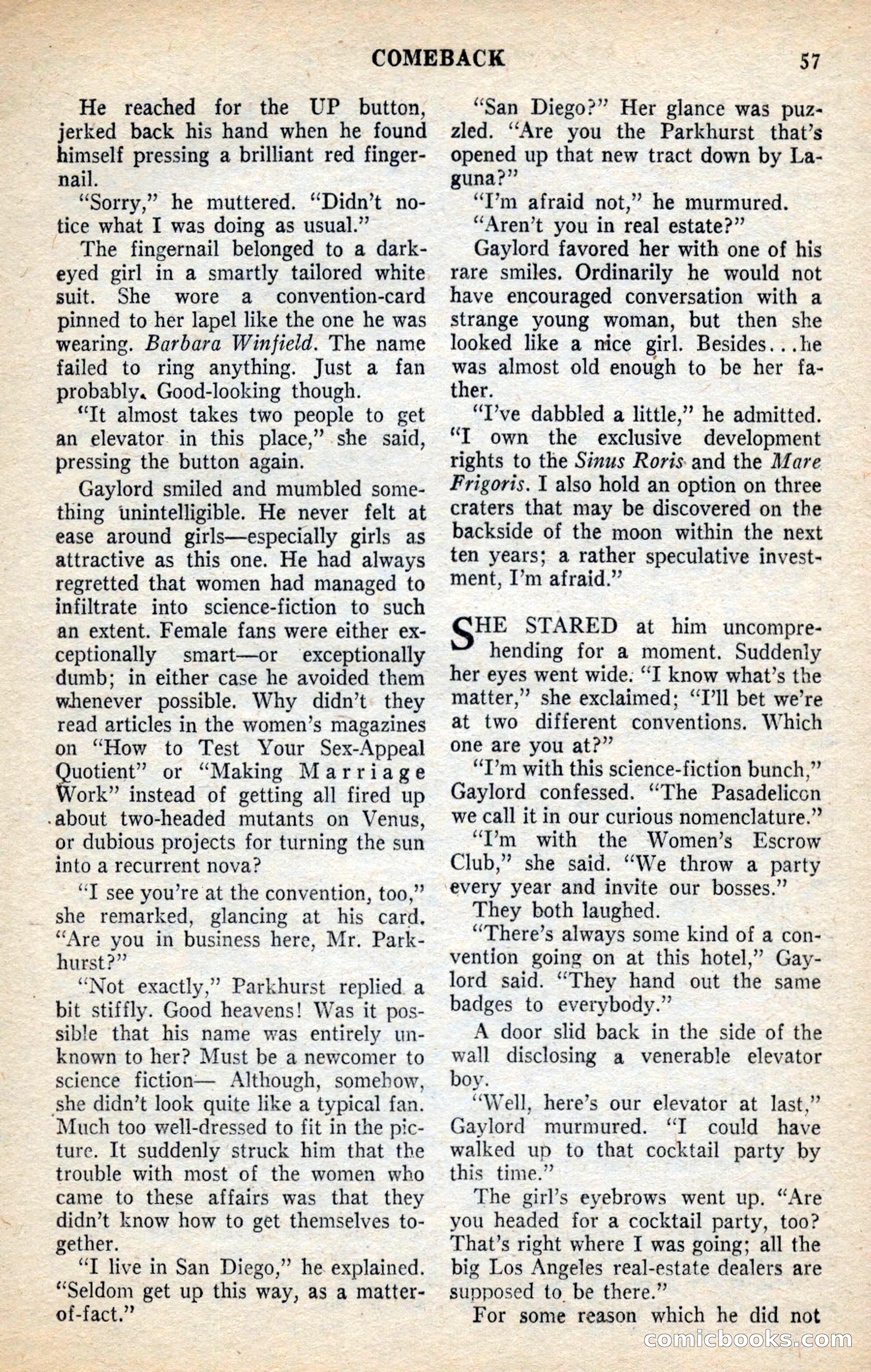 Future Science Fiction, November 1953 — page 57 of 100