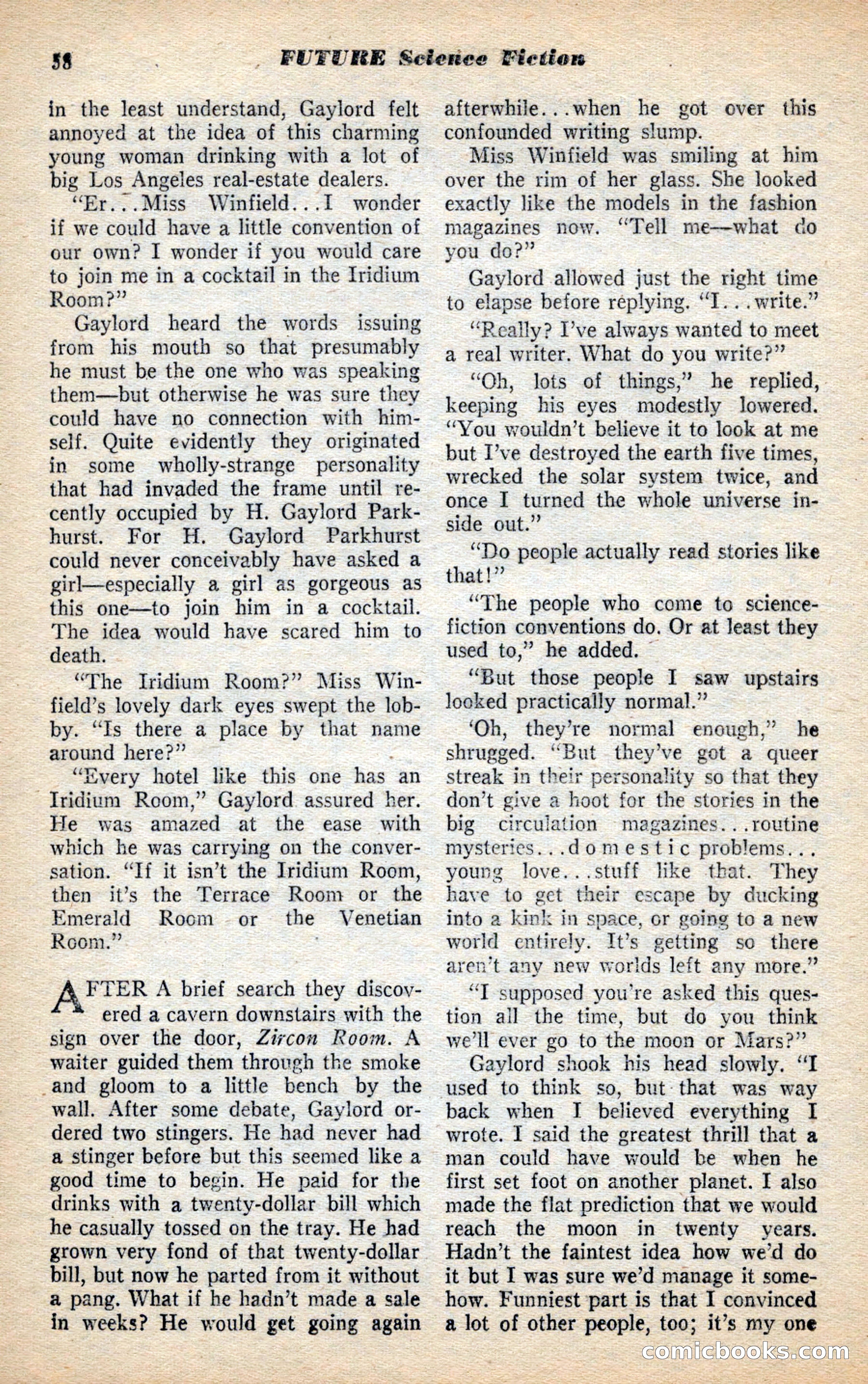 Future Science Fiction, November 1953 — page 58 of 100