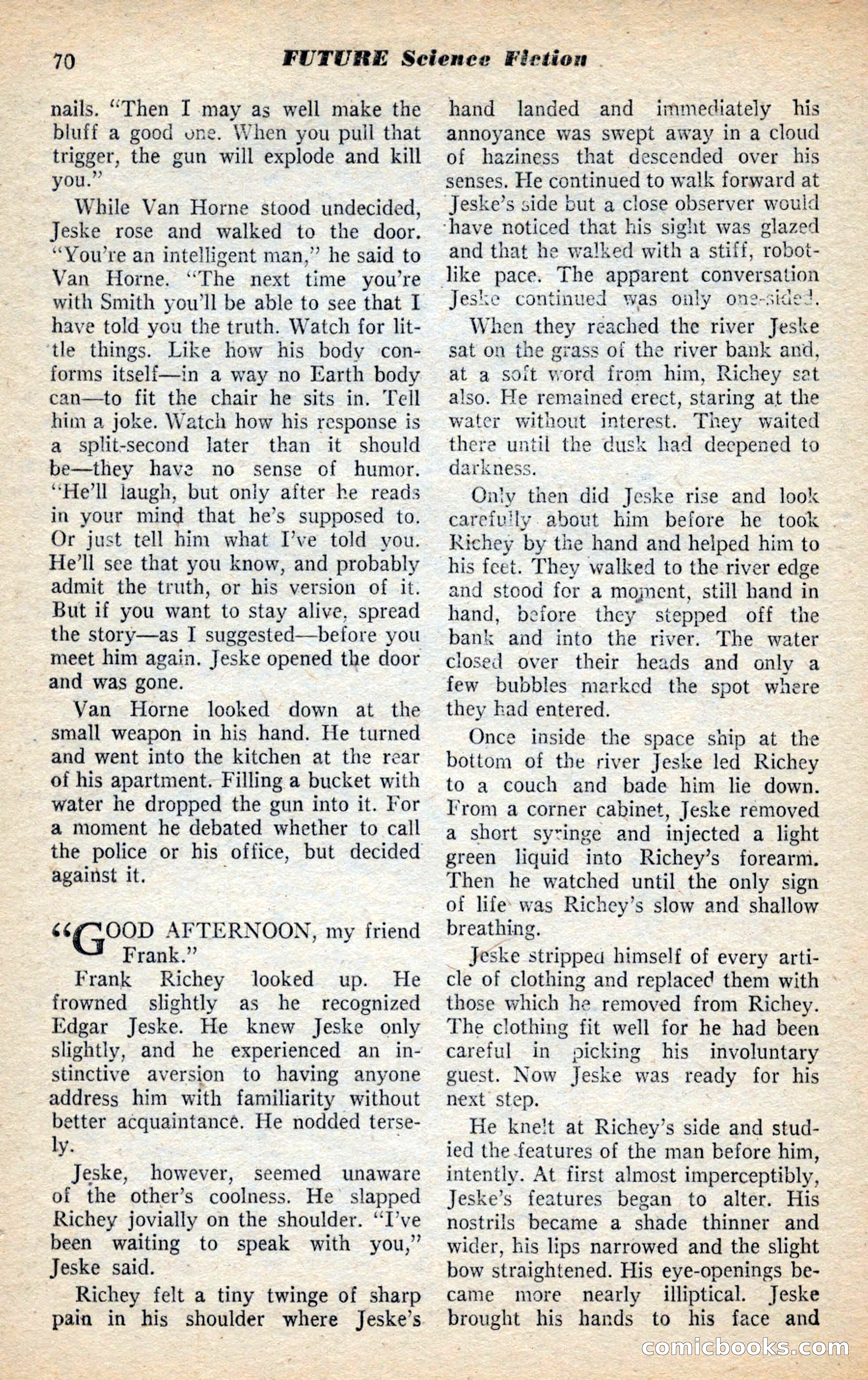 Future Science Fiction, November 1953 — page 70 of 100