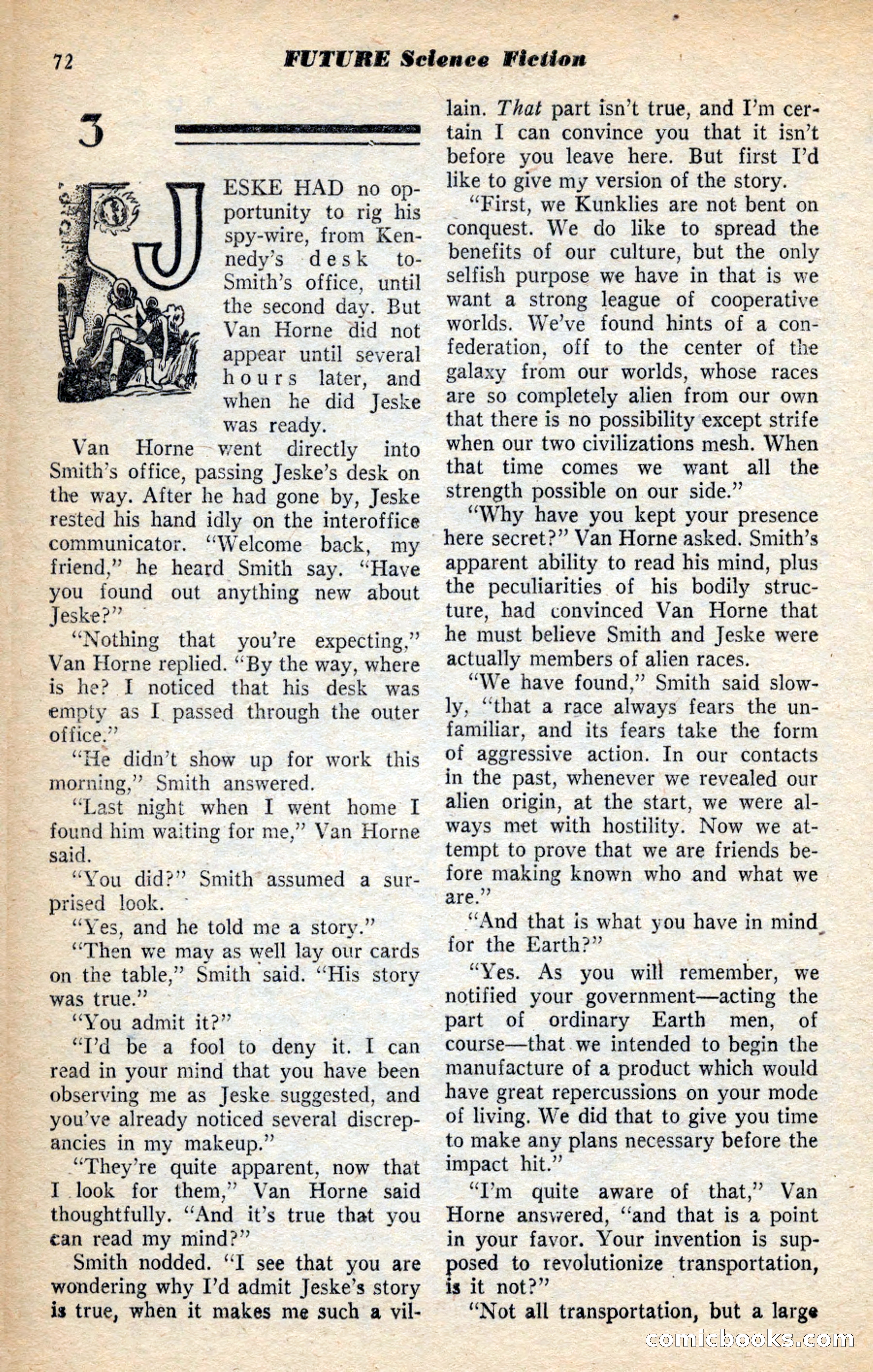 Future Science Fiction, November 1953 — page 72 of 100