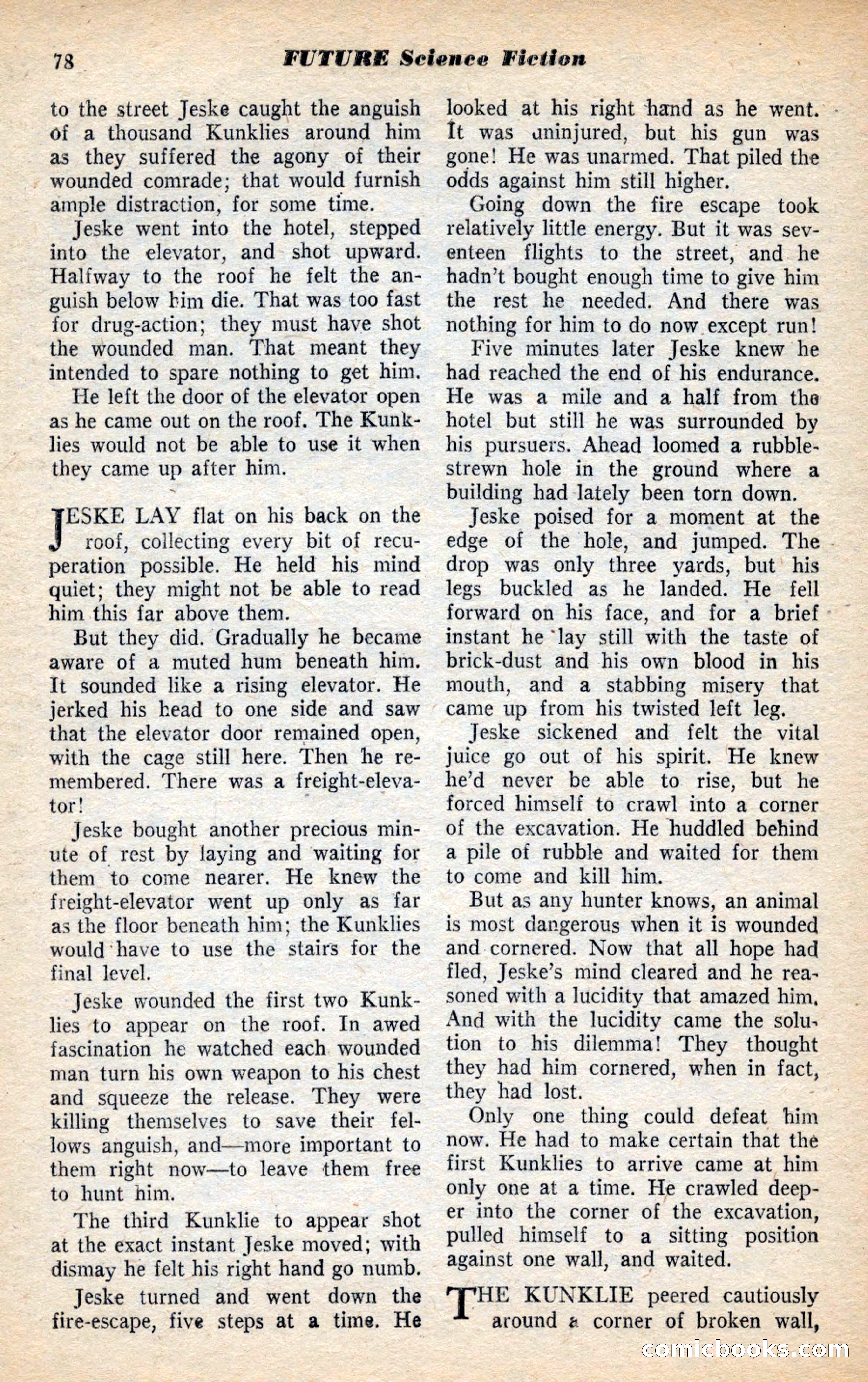 Future Science Fiction, November 1953 — page 78 of 100