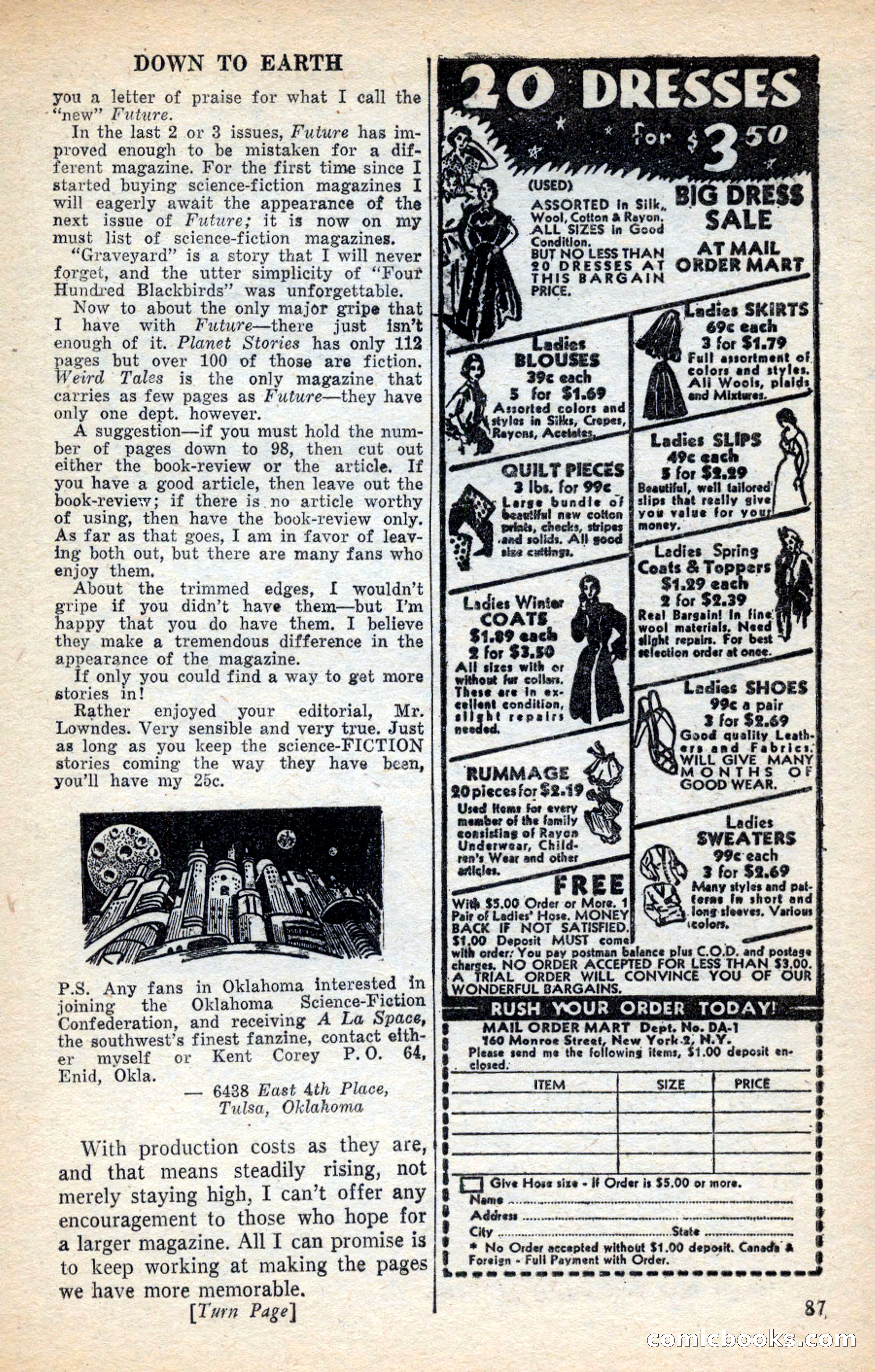 Future Science Fiction, November 1953 — page 87 of 100