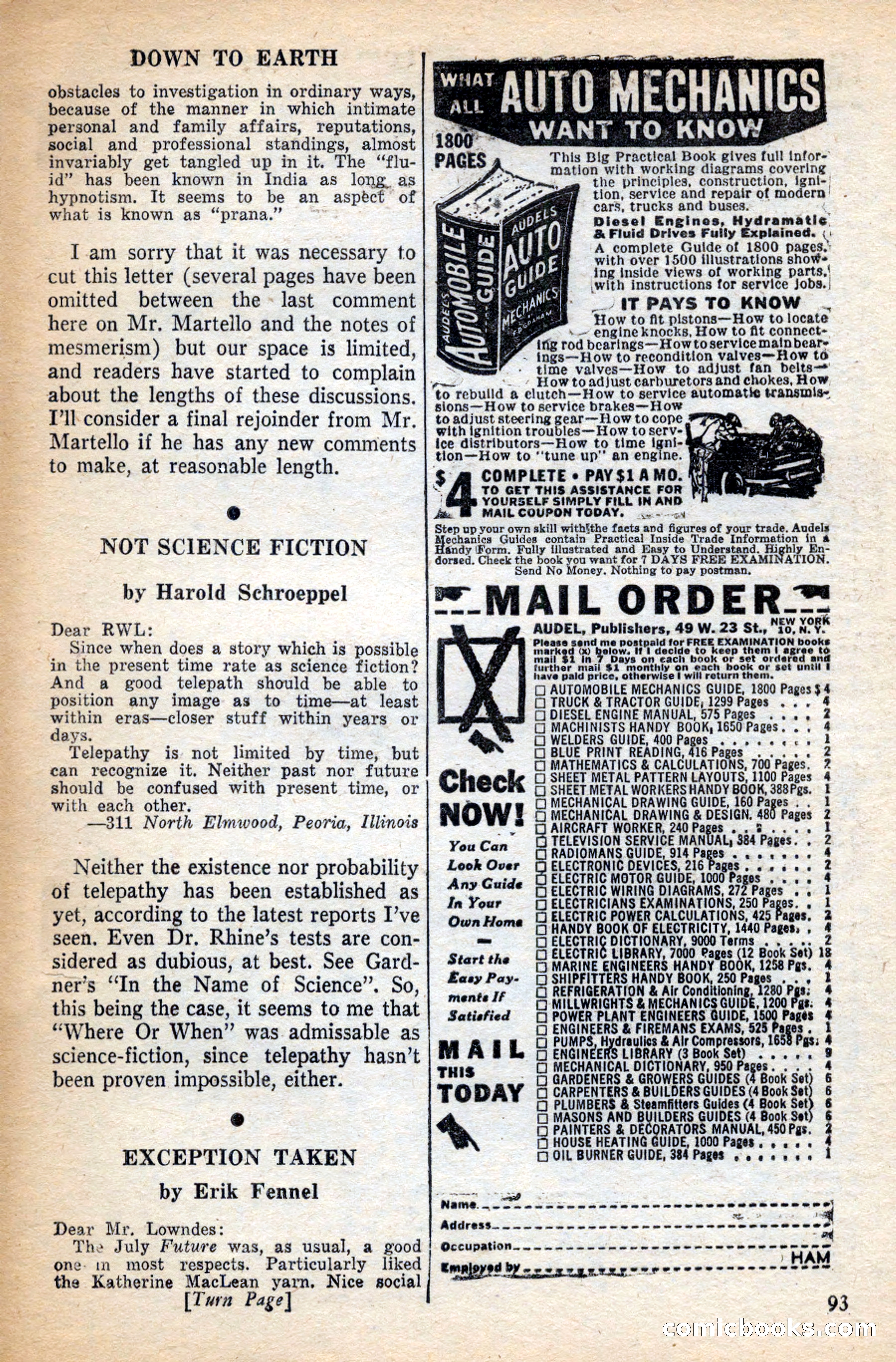 Future Science Fiction, November 1953 — page 93 of 100