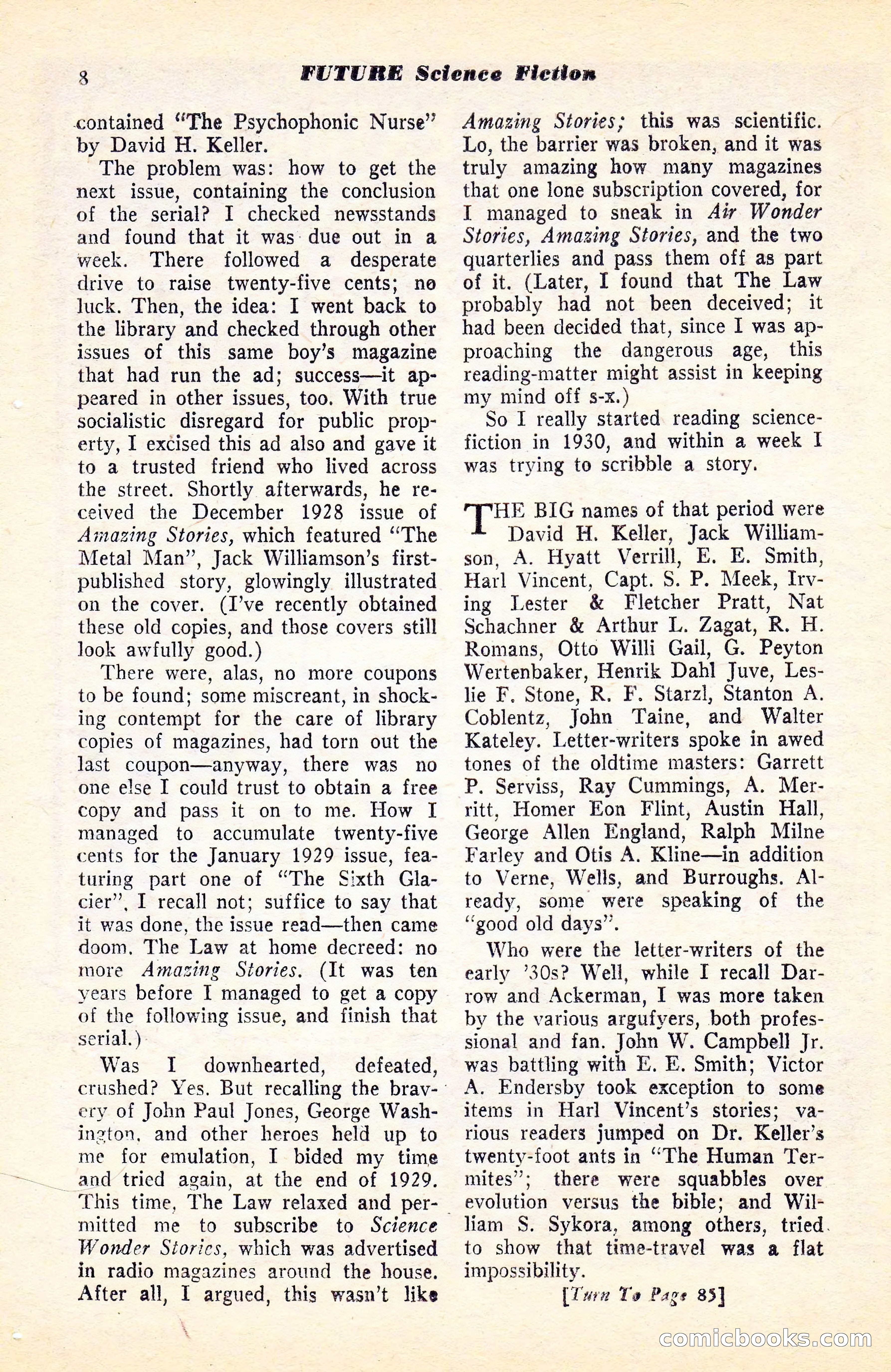 Future Science Fiction, Vol. 4, No. 5 — page 9 of 101