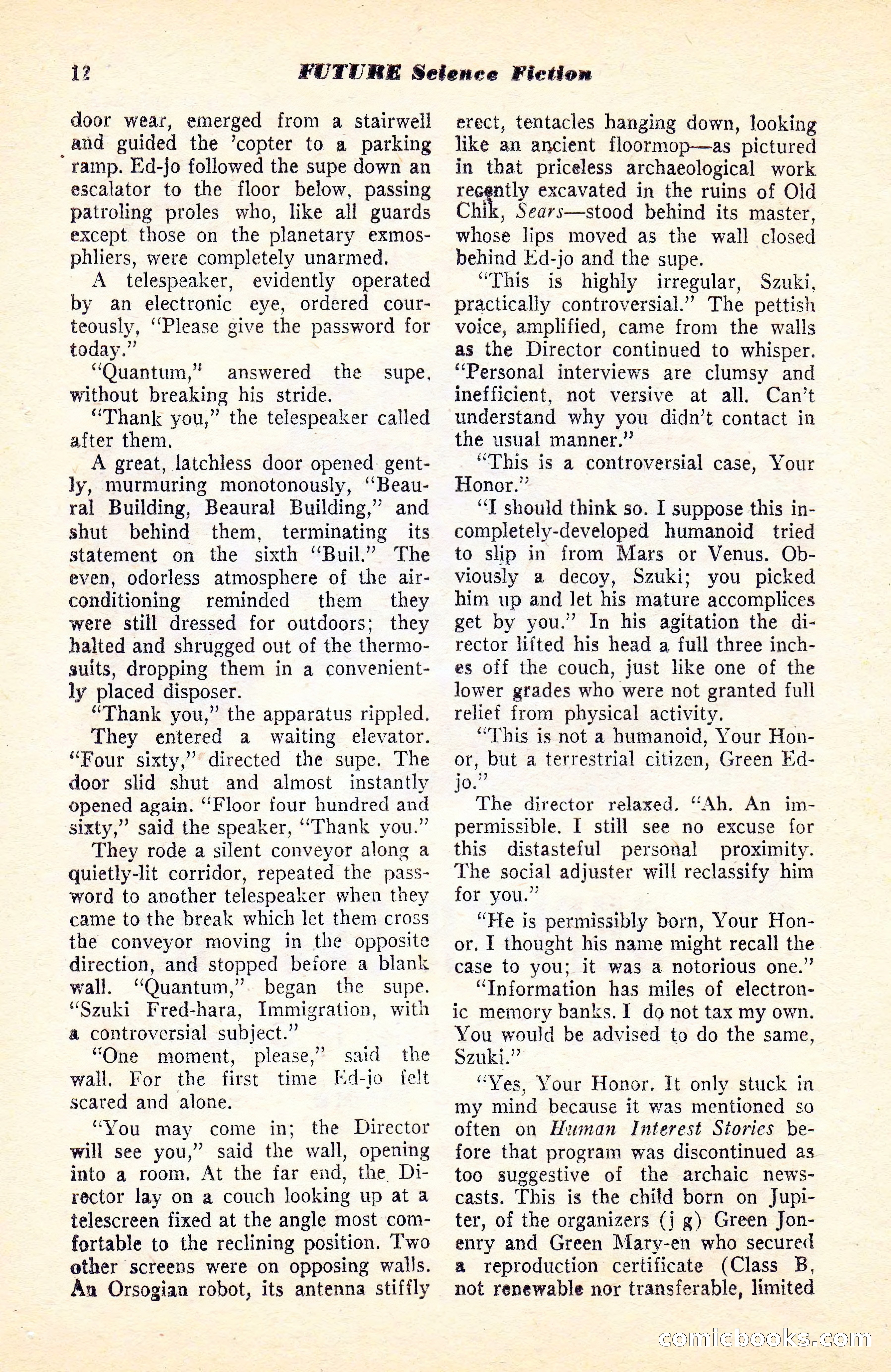 Future Science Fiction, Vol. 4, No. 5 — page 13 of 101