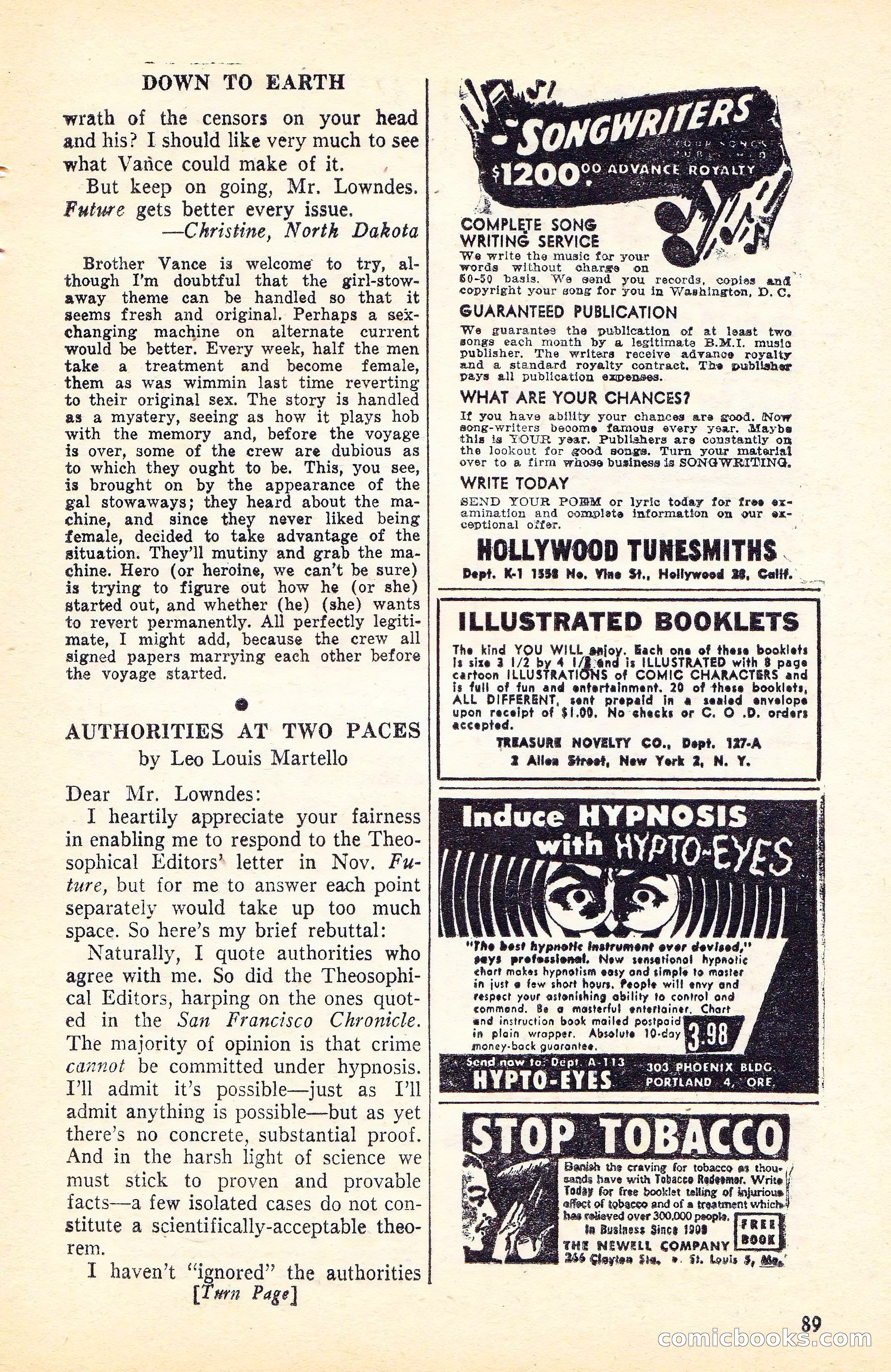 Future Science Fiction, Vol. 4, No. 5 — page 90 of 101