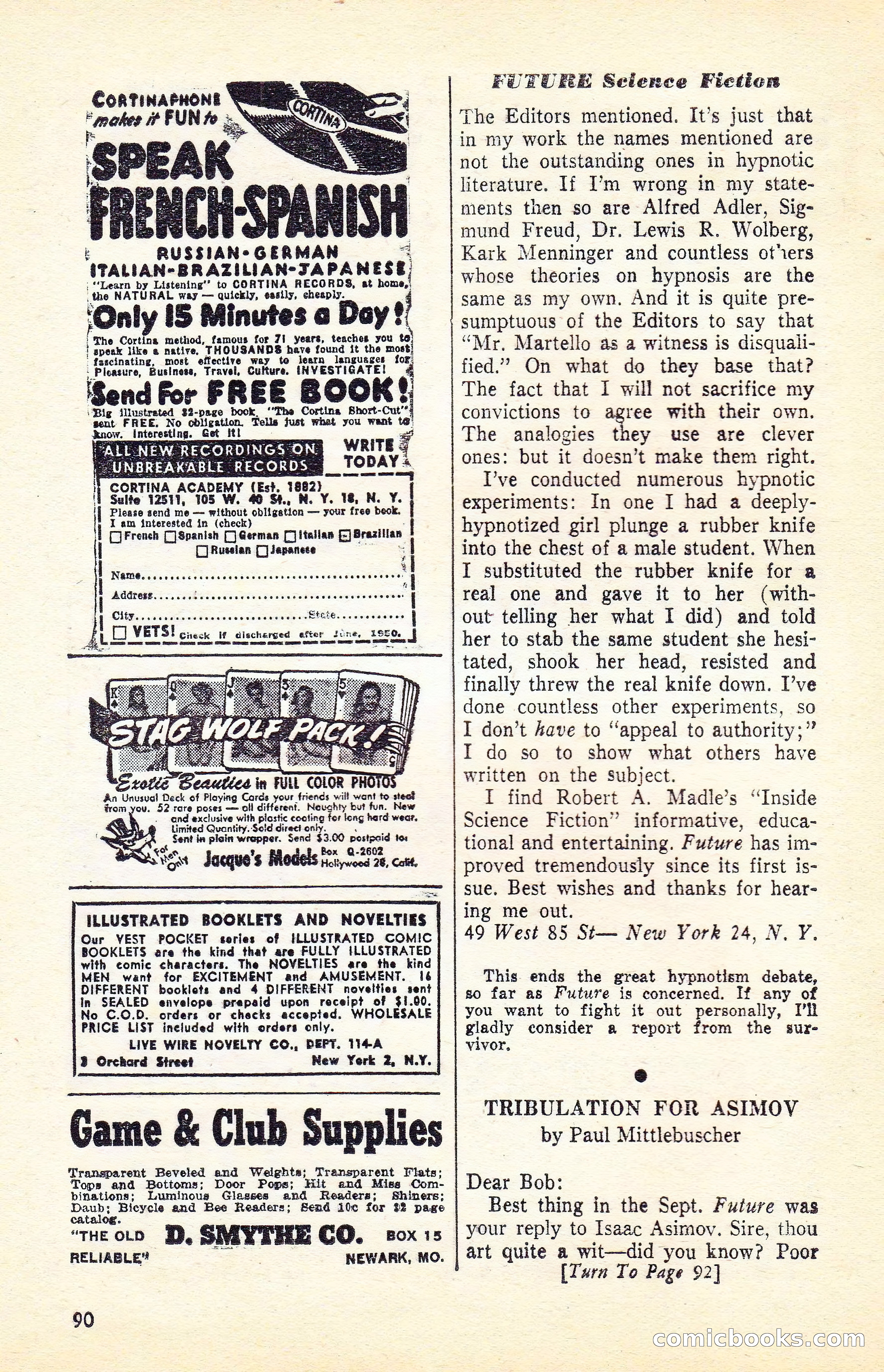Future Science Fiction, Vol. 4, No. 5 — page 91 of 101