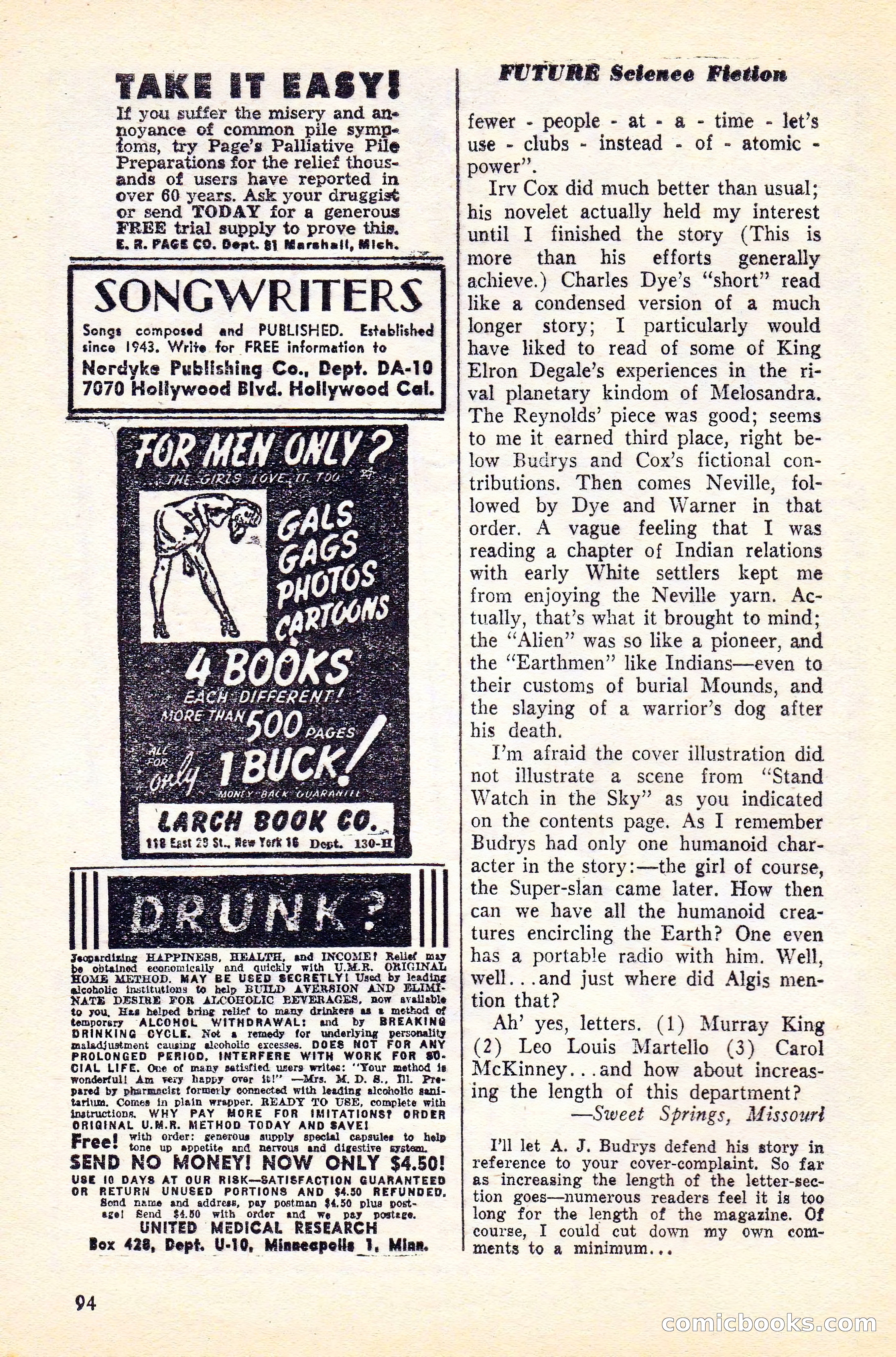 Future Science Fiction, Vol. 4, No. 5 — page 95 of 101