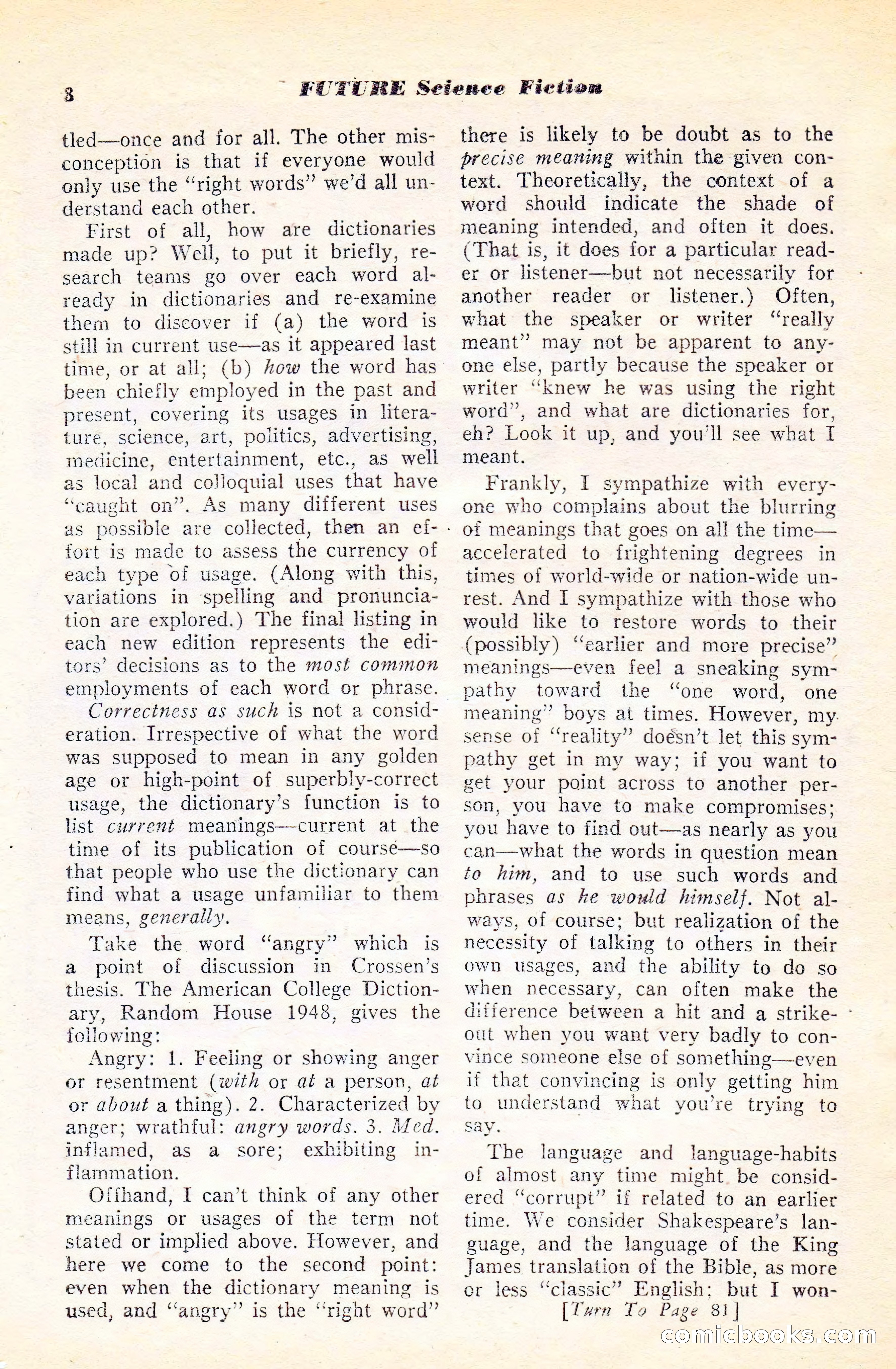 Future Science Fiction, Vol. 4, No. 6 — page 9 of 101