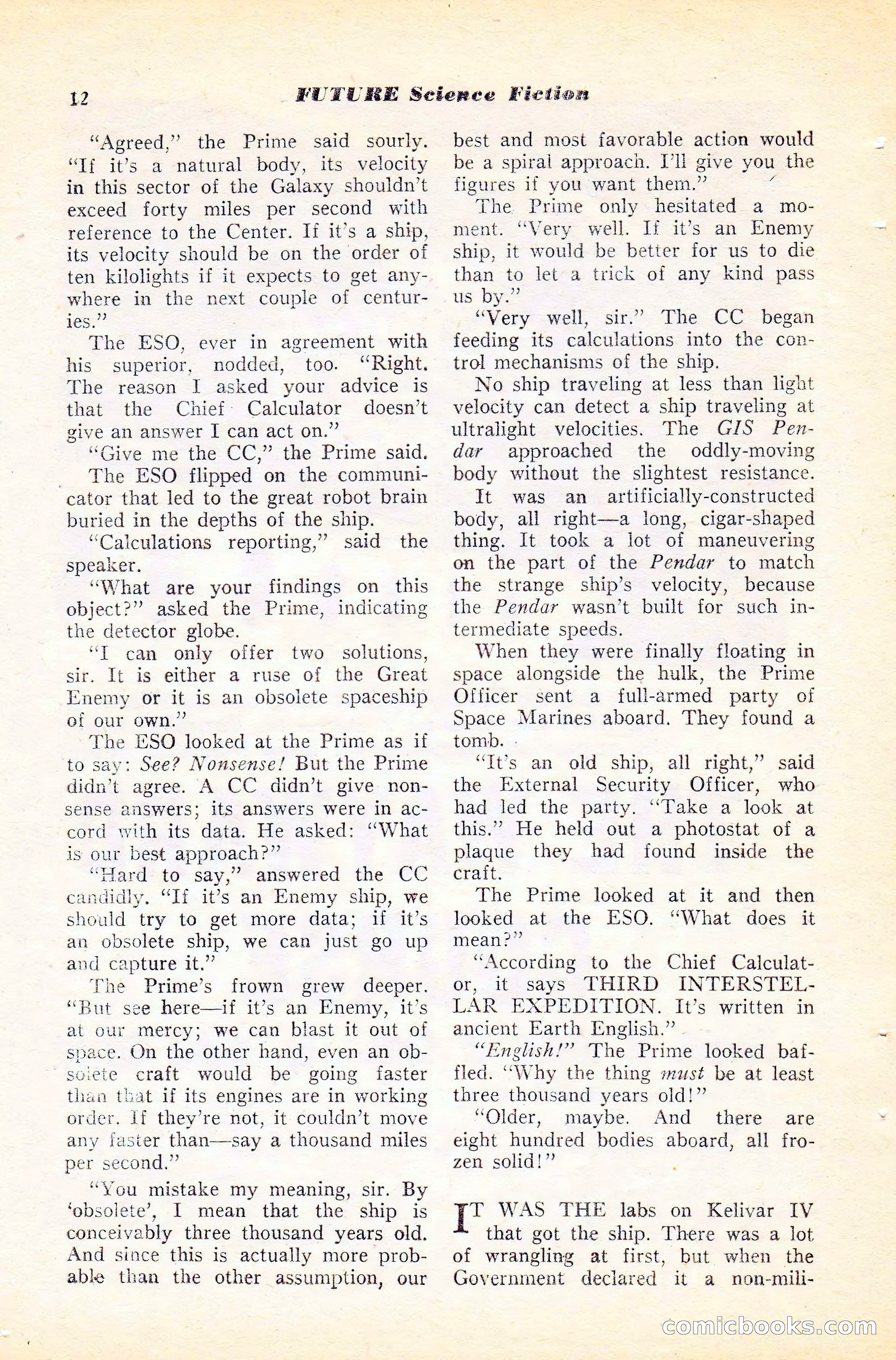Future Science Fiction, Vol. 4, No. 6 — page 13 of 101