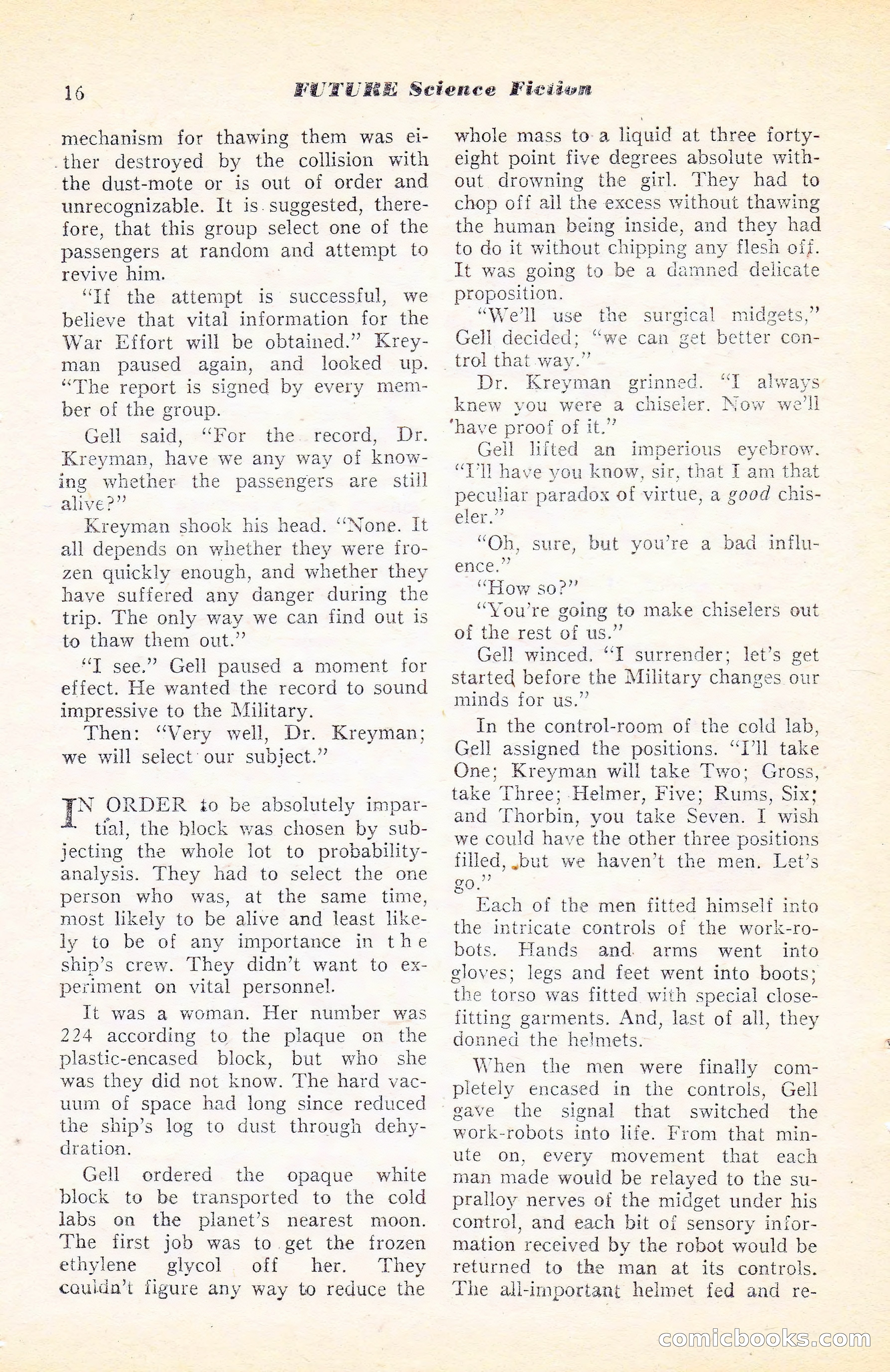 Future Science Fiction, Vol. 4, No. 6 — page 17 of 101