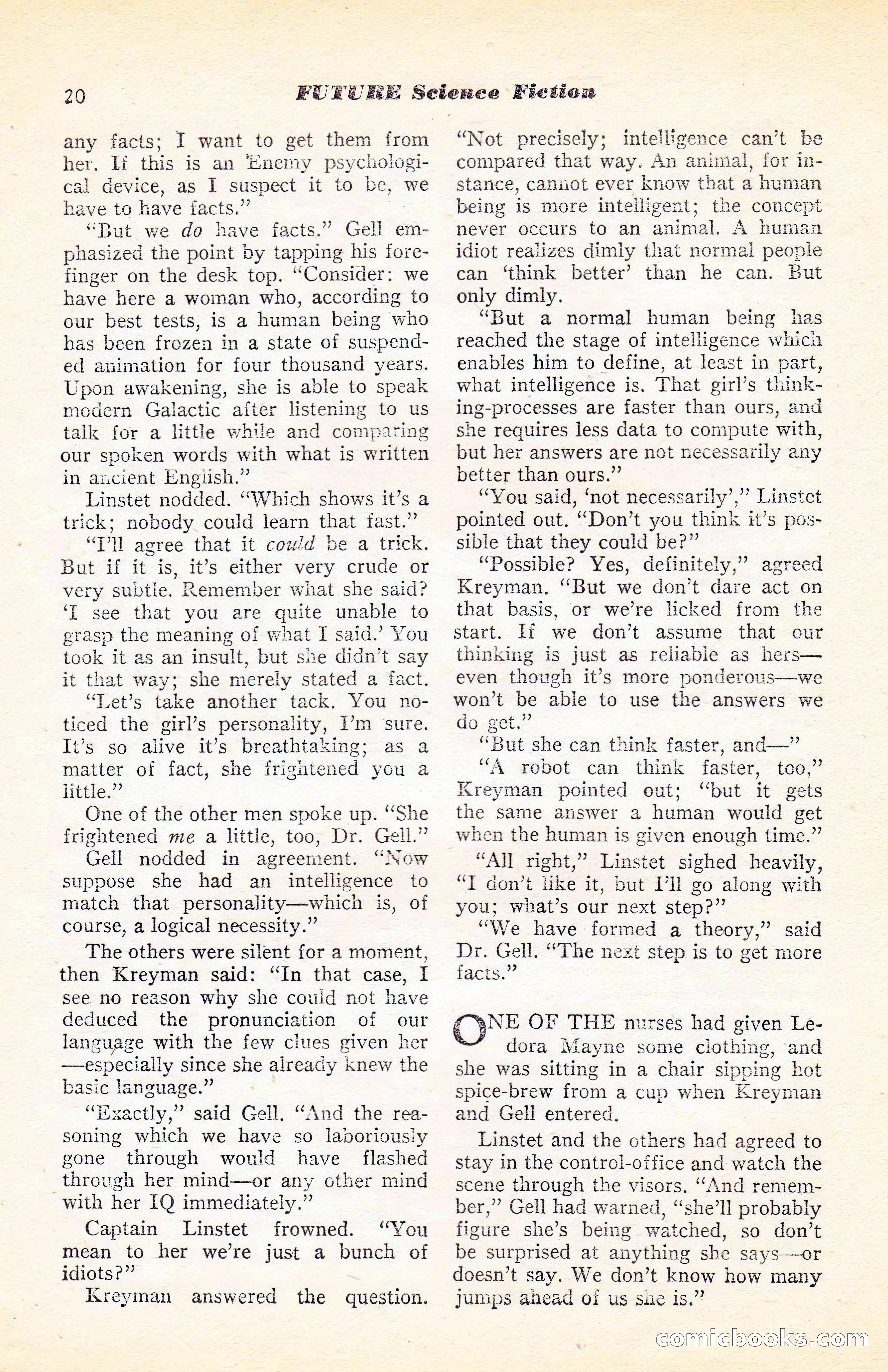 Future Science Fiction, Vol. 4, No. 6 — page 21 of 101