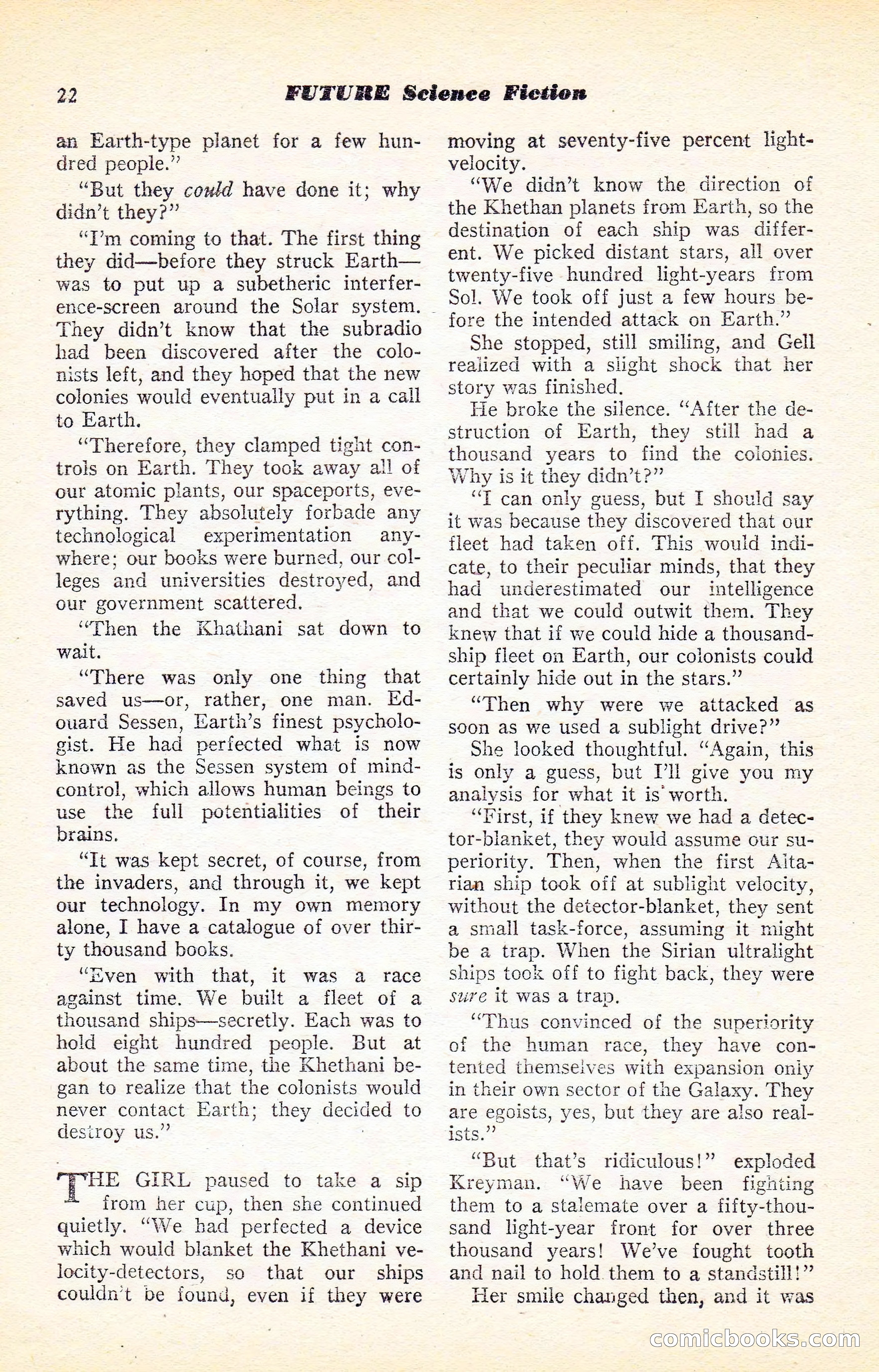 Future Science Fiction, Vol. 4, No. 6 — page 23 of 101