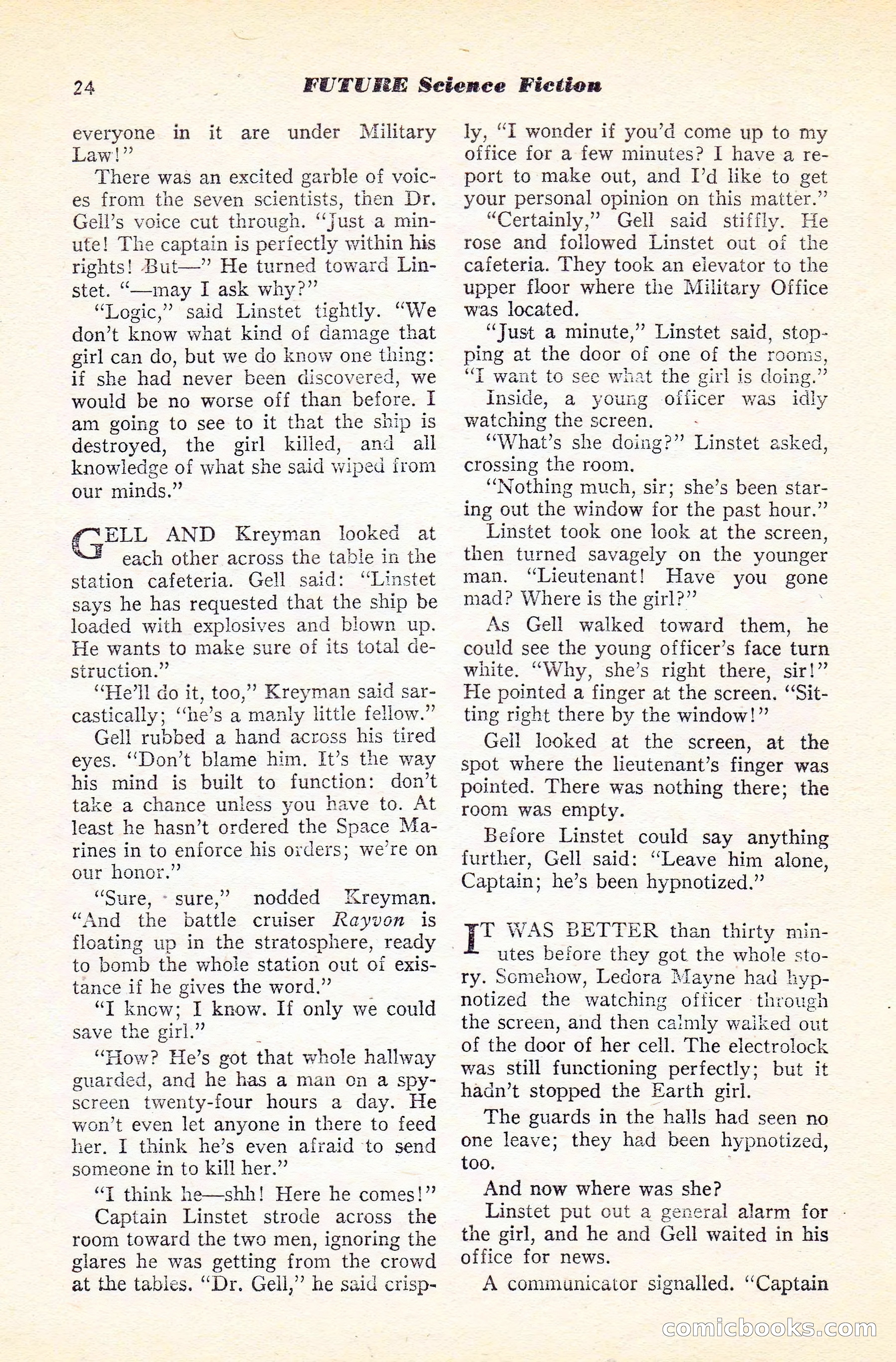 Future Science Fiction, Vol. 4, No. 6 — page 25 of 101