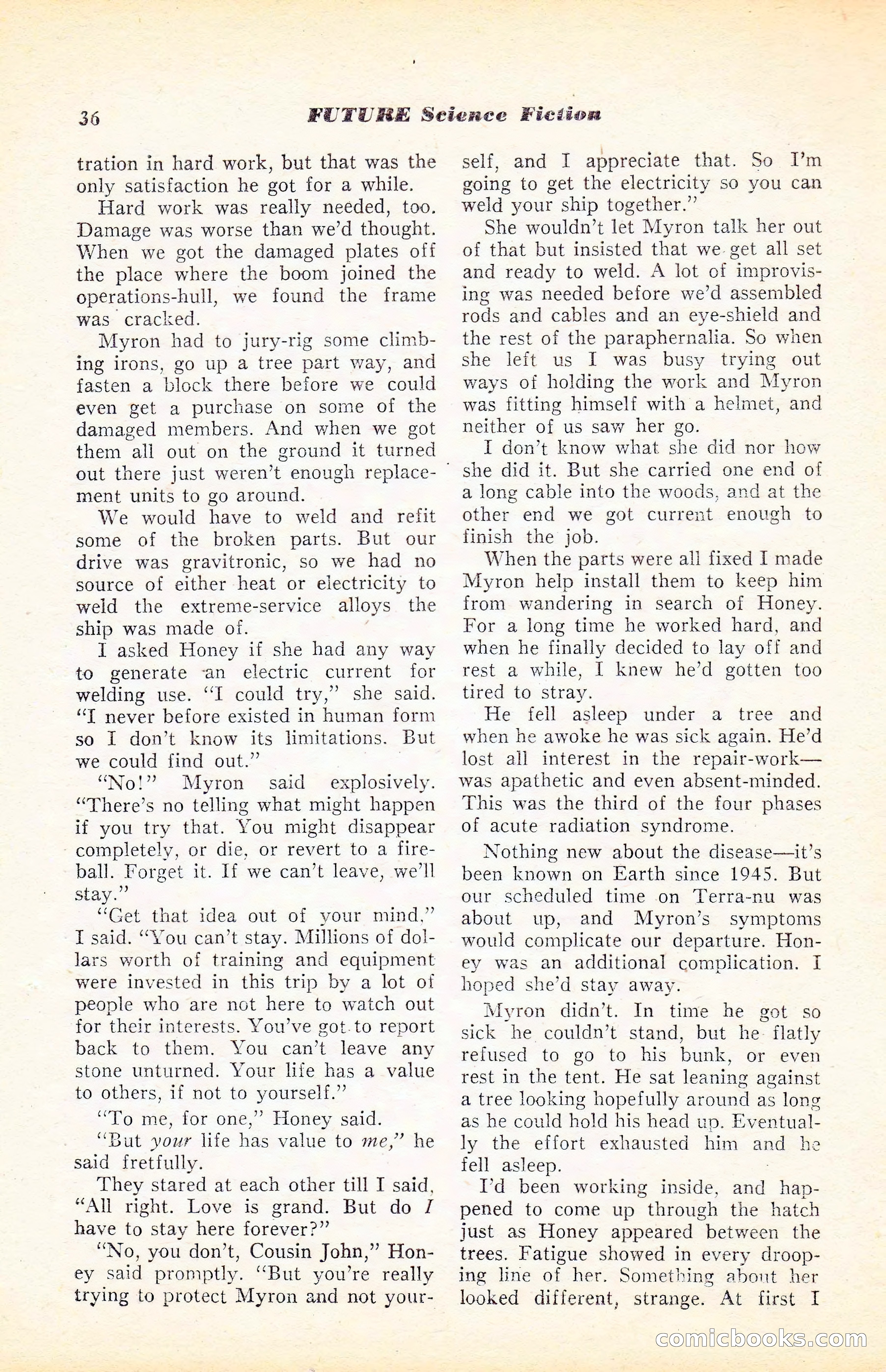 Future Science Fiction, Vol. 4, No. 6 — page 37 of 101