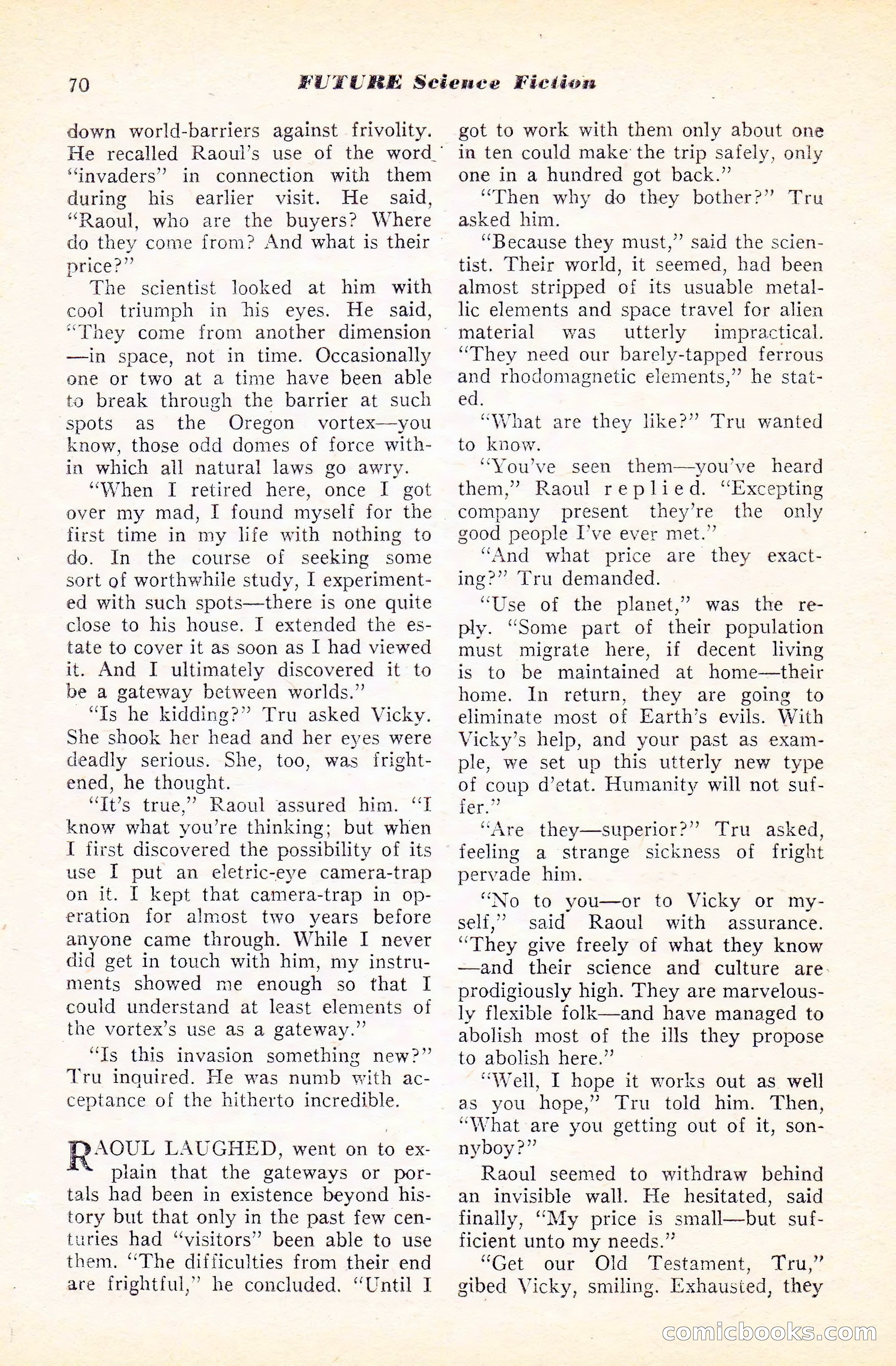 Future Science Fiction, Vol. 4, No. 6 — page 71 of 101