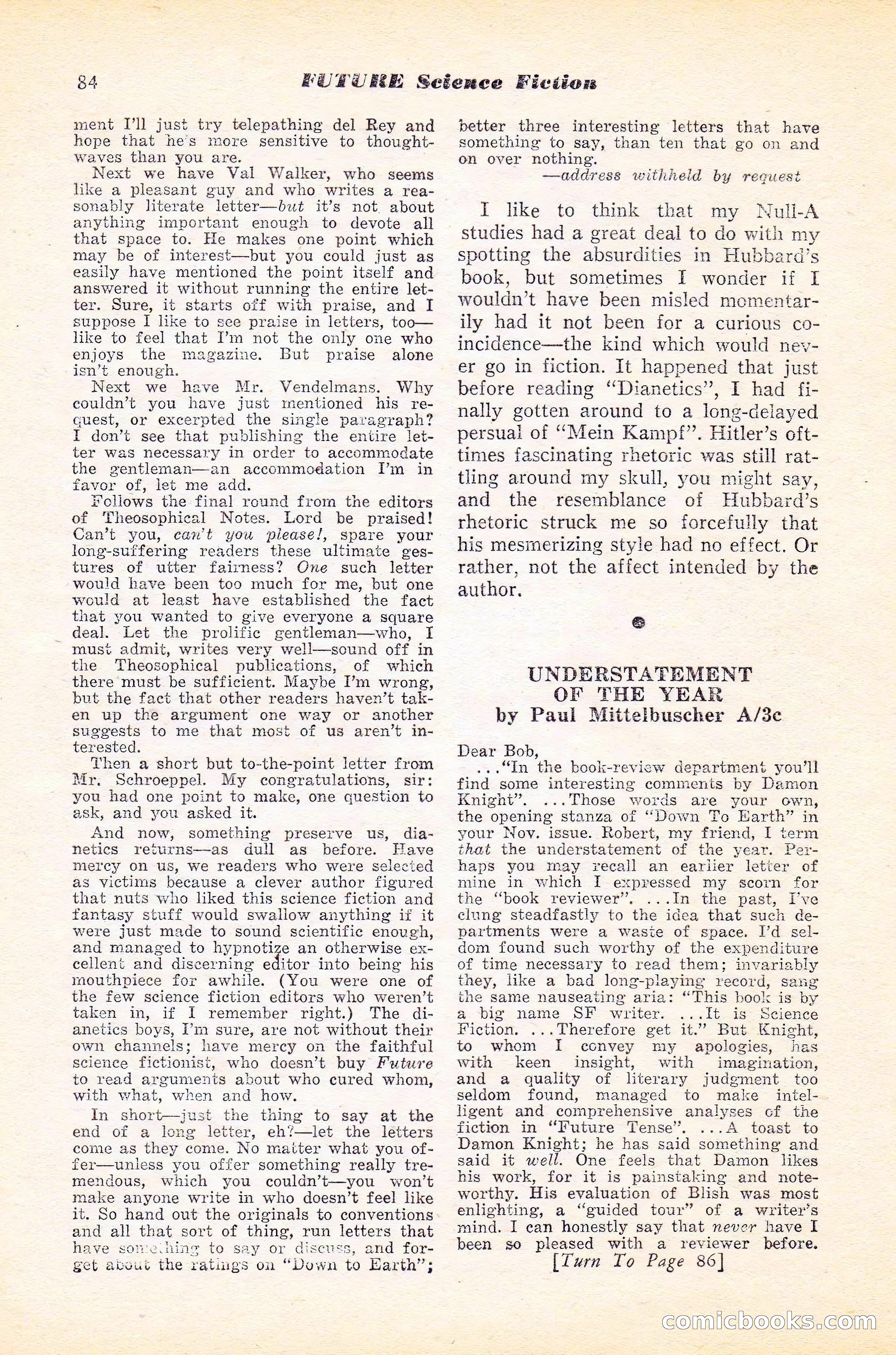 Future Science Fiction, Vol. 4, No. 6 — page 85 of 101